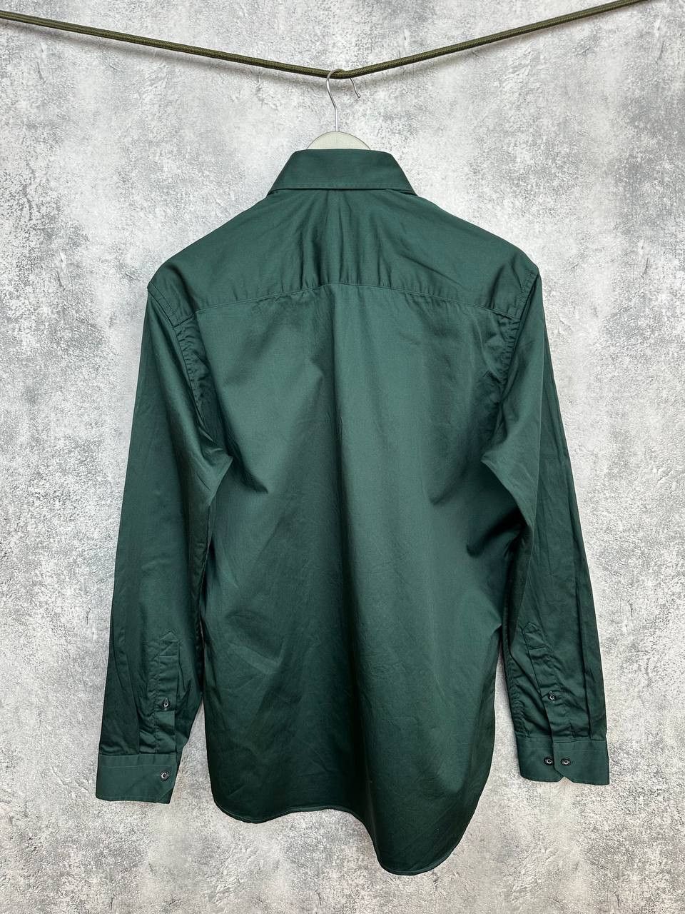 Other Blake Mill Flowered Button Up Shirt Poplin Cotton Green LS Size US L / EU 52-54 / 3 - 2 Thumbnail
