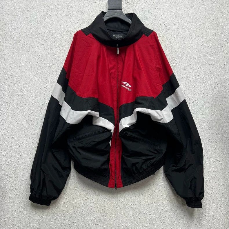Balenciaga Balenciaga 3B Embroidered stitching red and white school u Size US S / EU 44-46 / 1 - 1 Thumbnail