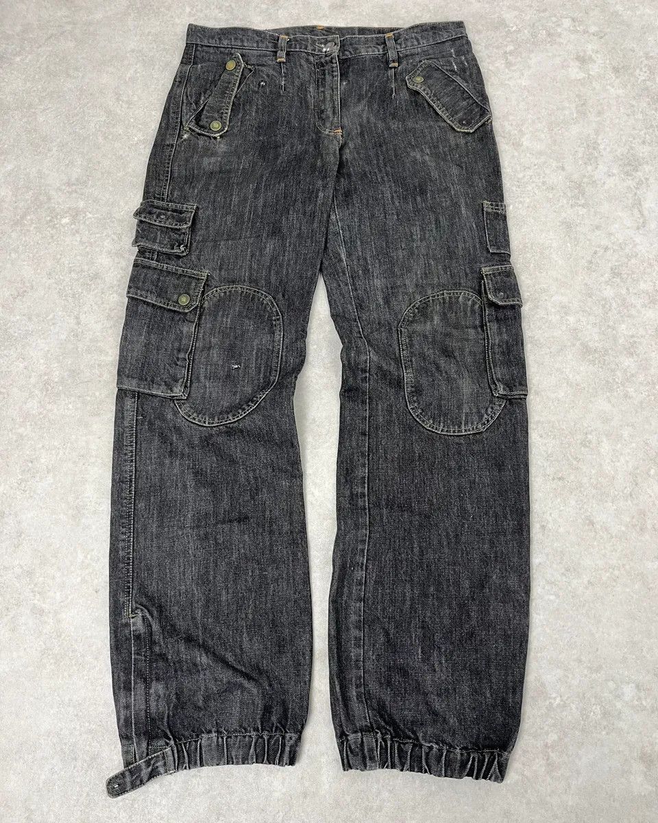 Dolce & Gabbana AW2004 Dolce & Gabbana Grey Cargo Denim Jeans Size US 32 / EU 48 - 4 Thumbnail