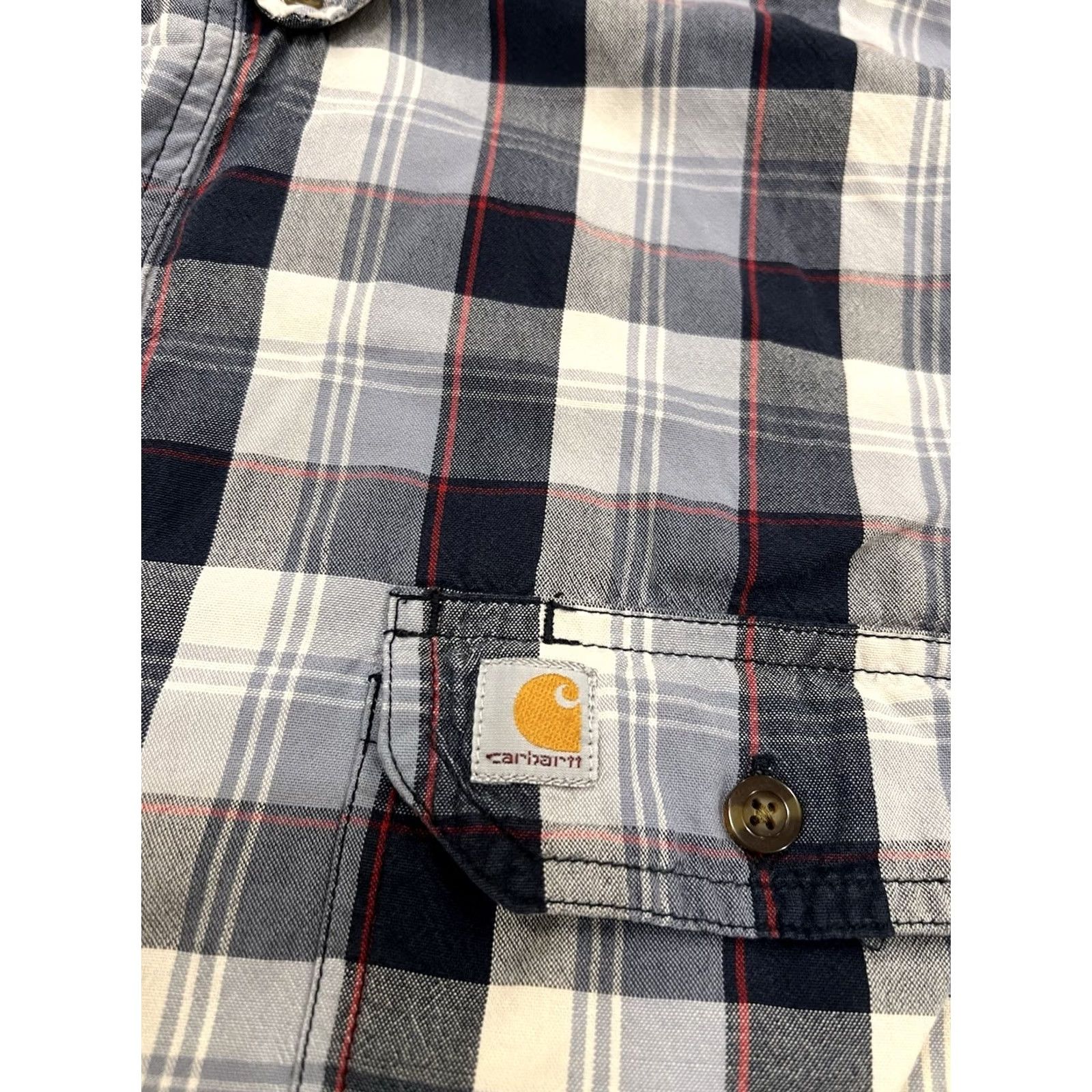 Carhartt Carhartt Shirt Mens 4XL Fort Plaid Relaxed Fit FLAWED Long Sleeve Work Utility Size US XXL / EU 58 / 5 - 3 Thumbnail
