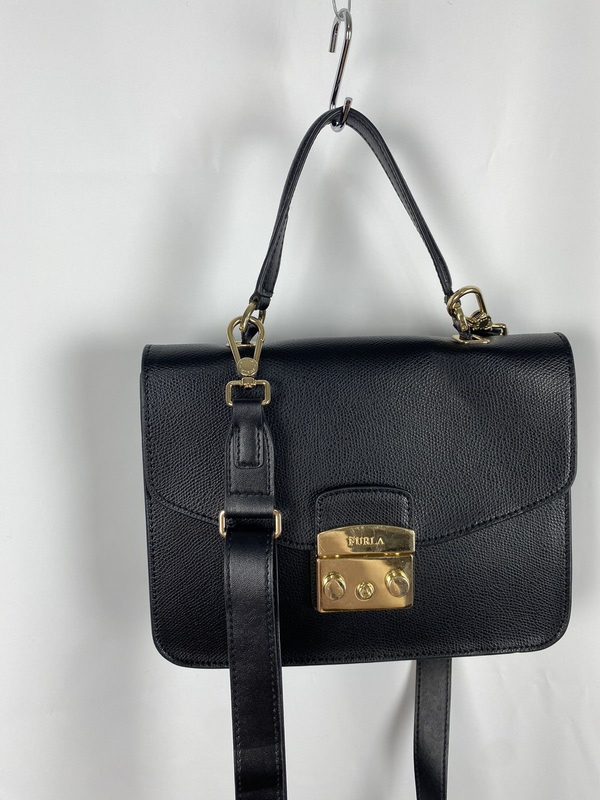 Furla Furla Genuine Leather Metropolis Top Handle Crossbody Bag Size ONE SIZE - 3 Thumbnail