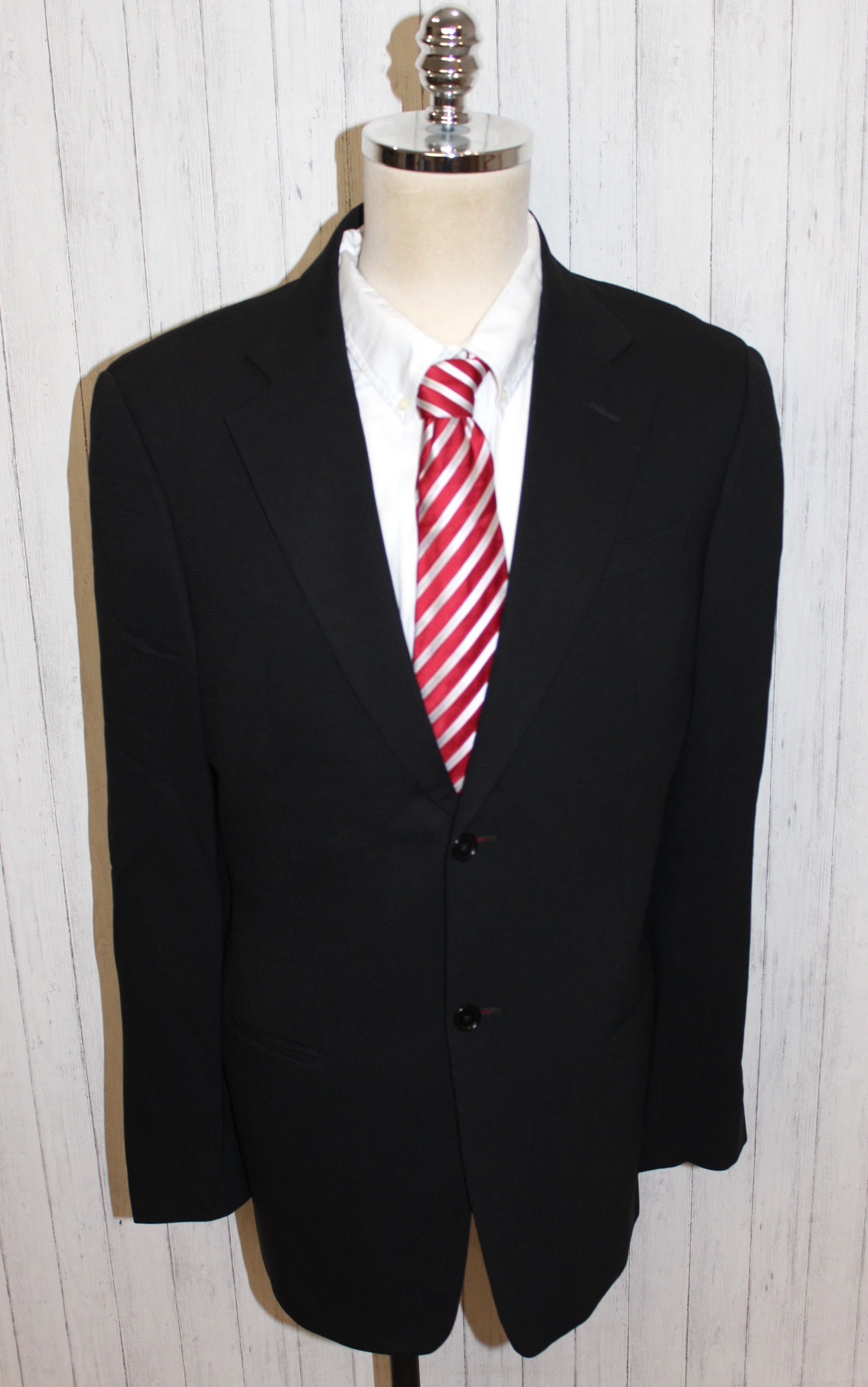 Armani Armani Vintage Black Blazer Jacket Size 50 Size 50R - 1 Thumbnail