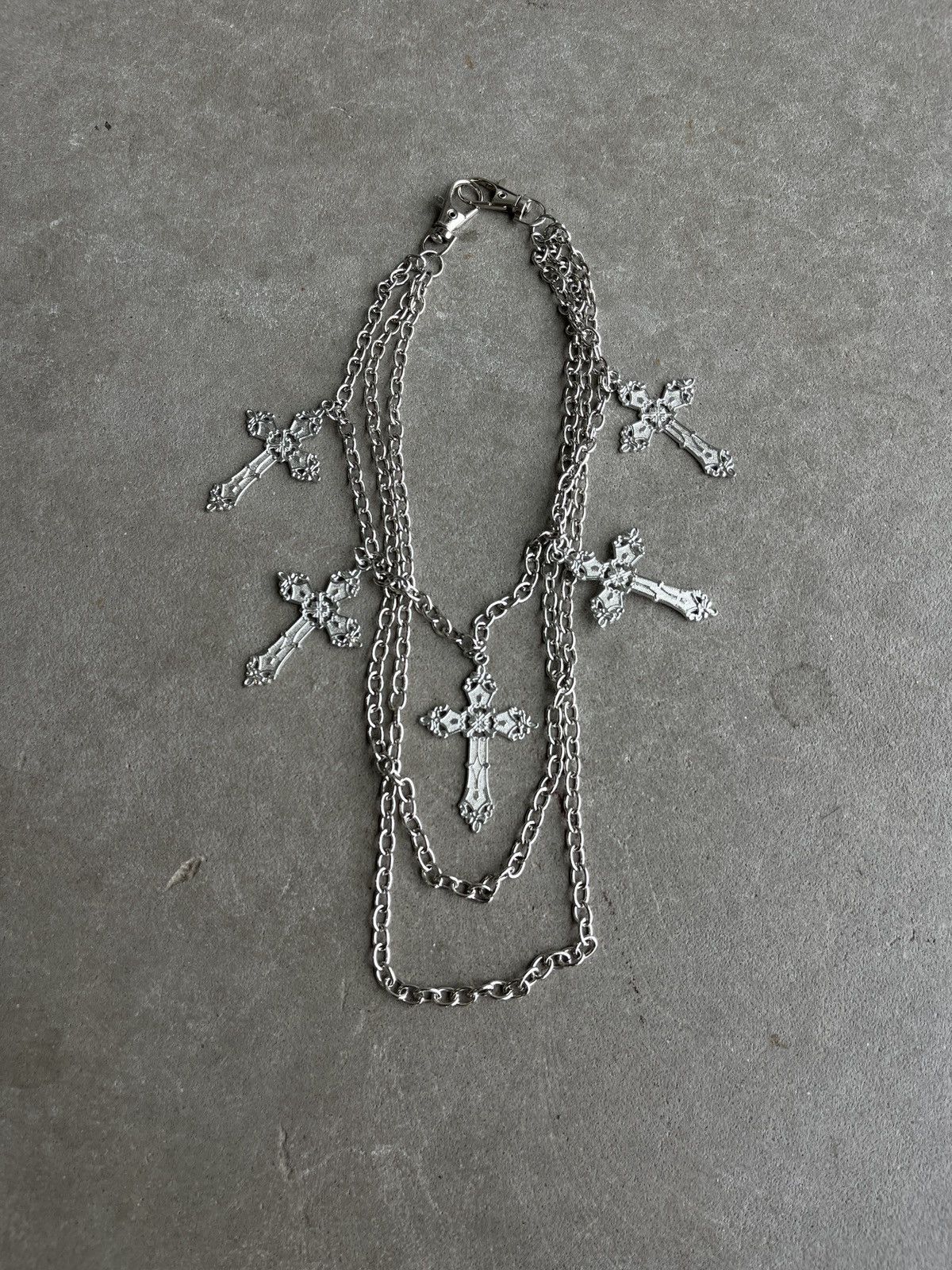 Other Avant Garde Chrome Cross Chain (unisex) Size ONE SIZE - 7 Thumbnail