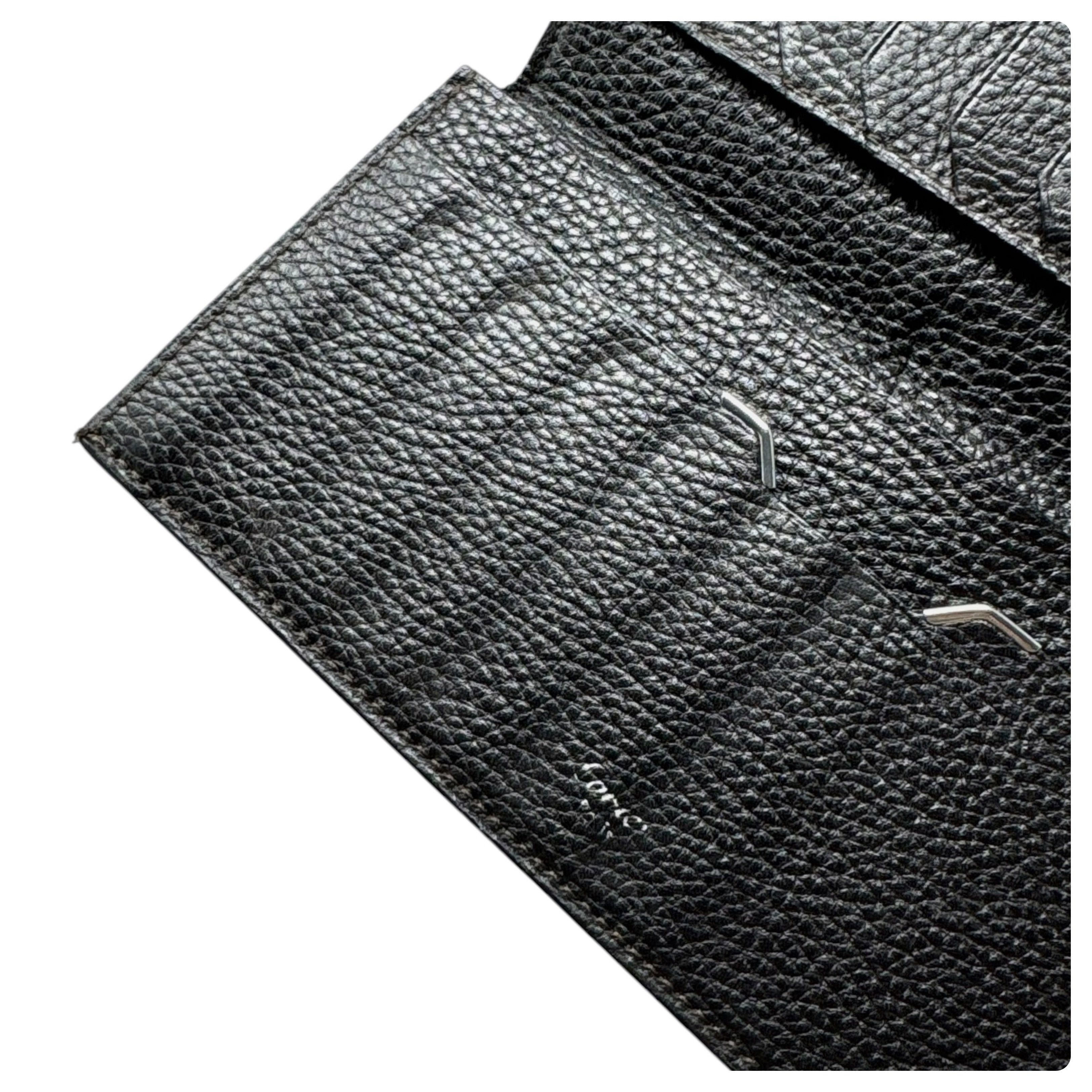 Cartier Cartier Black Sellier Embossed Leather Long Wallet Size ONE SIZE - 7 Thumbnail