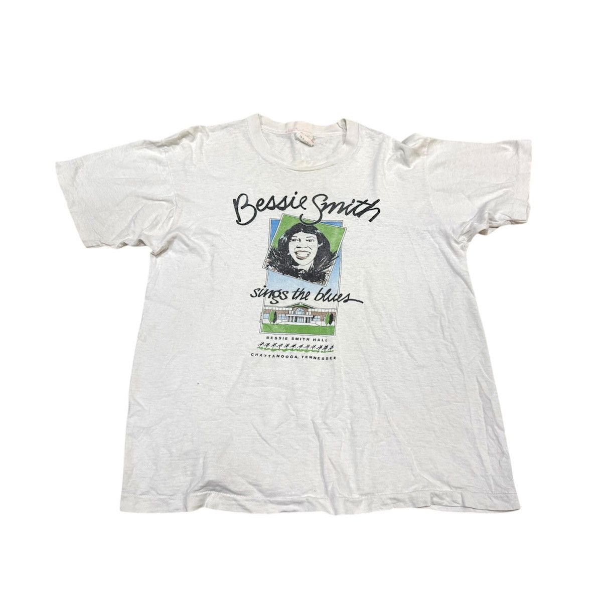 Vintage Vintage 90s Bessi Smith Blues Jazz T Shirt Size US L / EU 52-54 / 3 - 1 Thumbnail