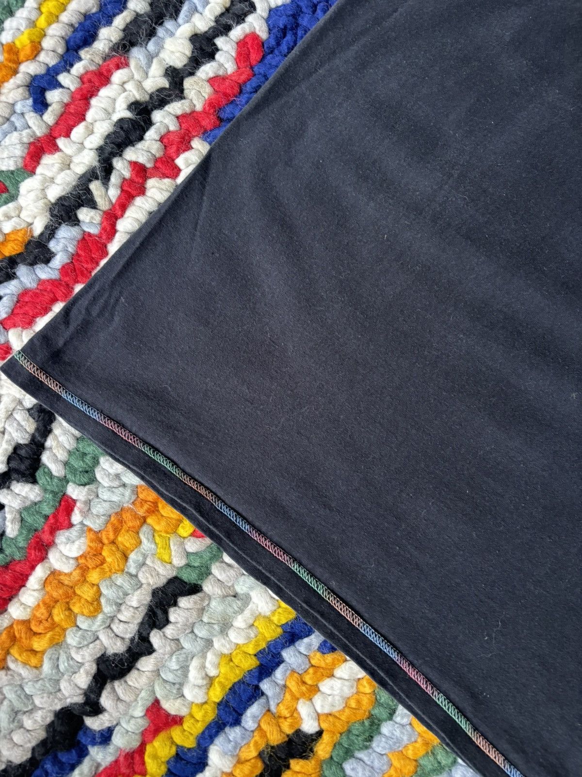 Vintage Vintage Blank Tee Shirt Rainbow Stitching Size US M / EU 48-50 / 2 - 3 Thumbnail