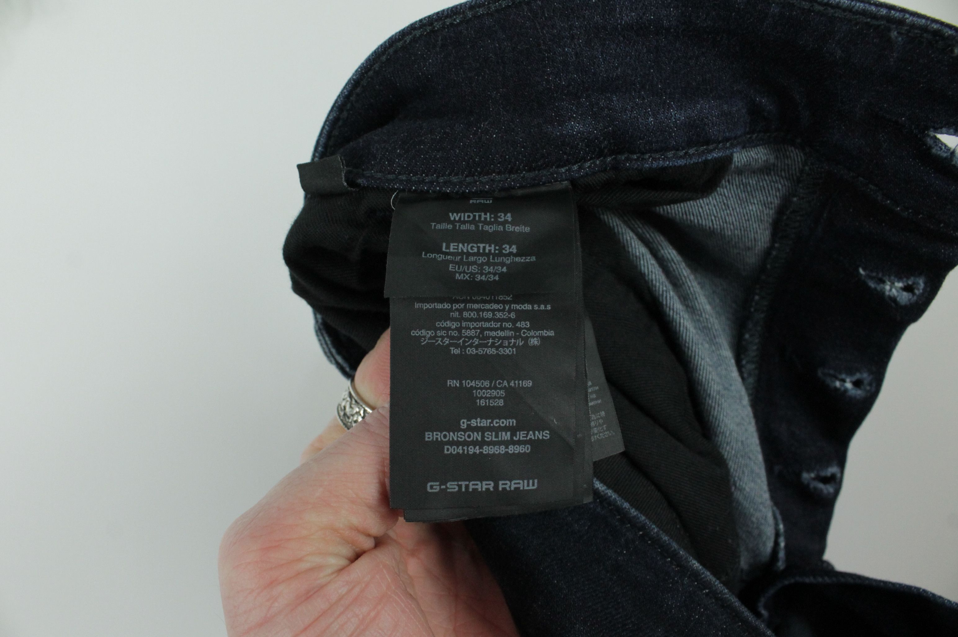 G-Star G-Star Raw Bronson Slim Jeans Size US 34 / EU 50 - 8 Thumbnail