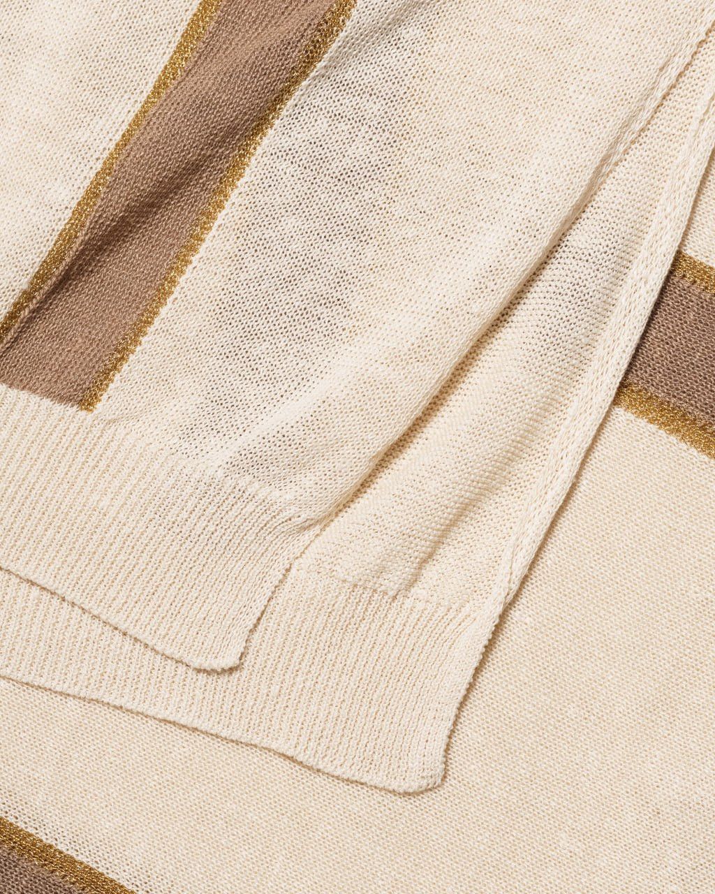 Peserico Peserico Linen Cotton Lurex Knit Top — IT42 / S-M Size M / US 6-8 / IT 42-44 - 4 Thumbnail