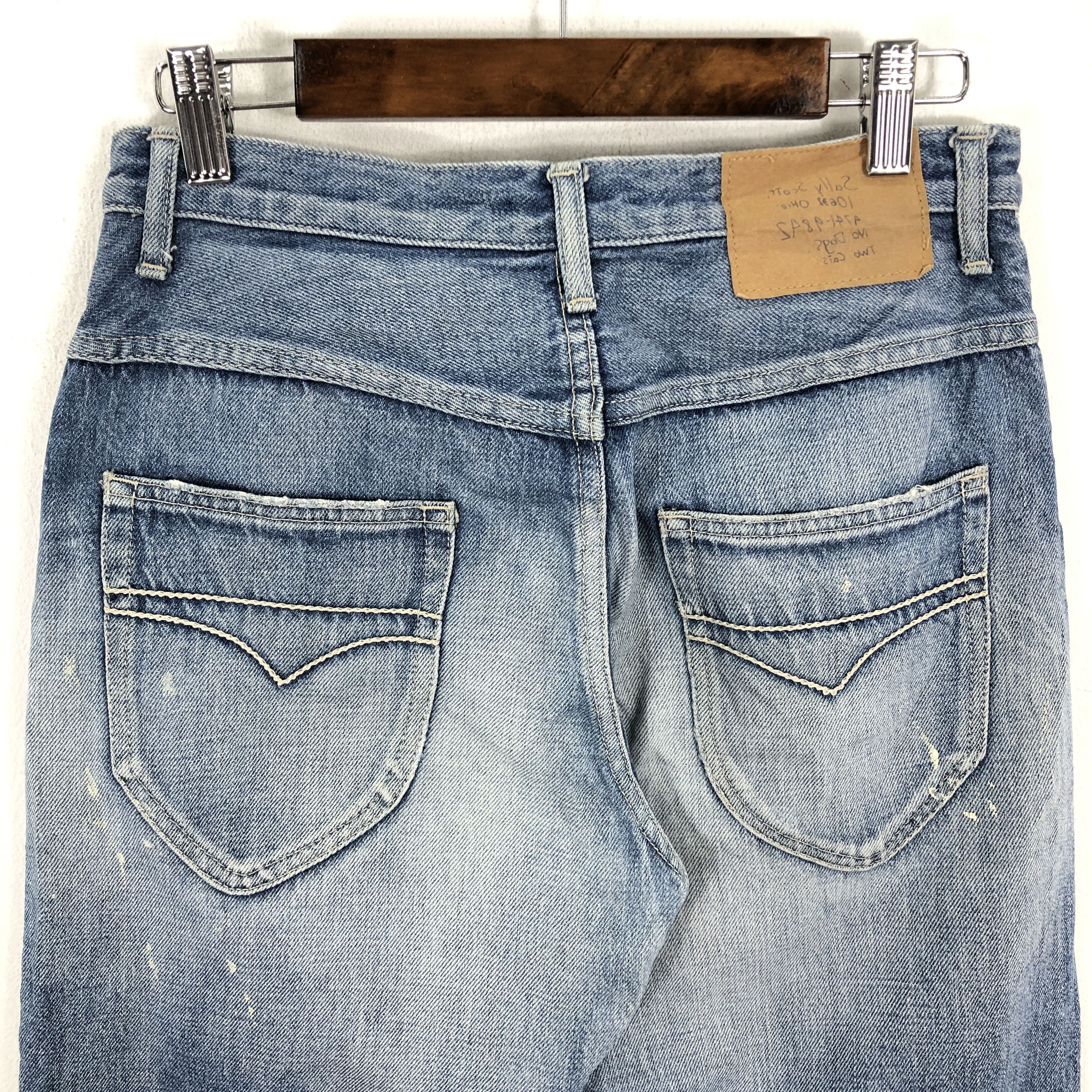 Designer × Vintage 28 x 26 Vintage Sally Scott Selvedge Jeans Painter L1389 Size US 28 / EU 44 - 5 Thumbnail