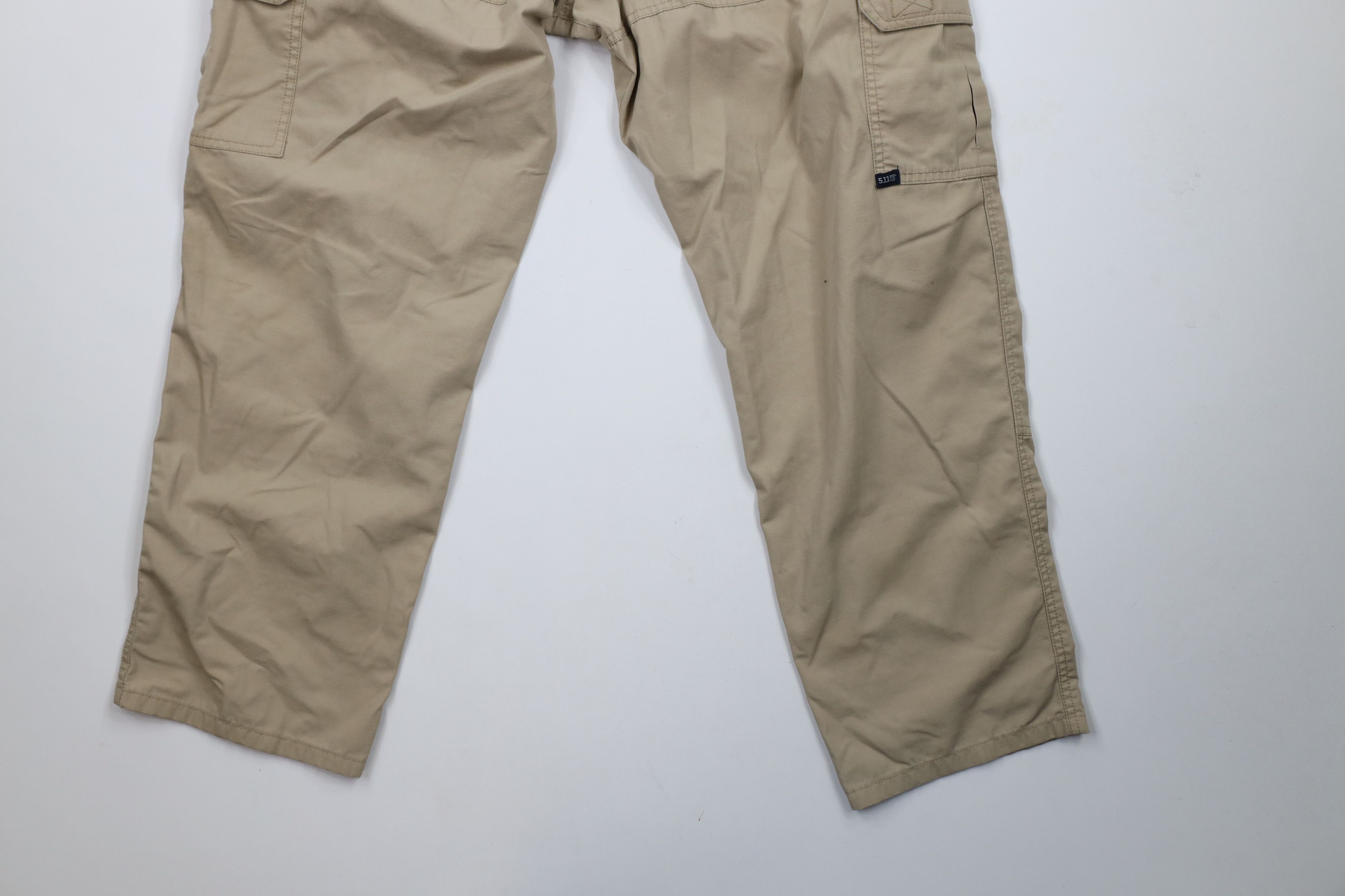 Vintage 5.11 Tactical Series Ripstop Double Knee Cargo Pants Beige Size US 36 / EU 52 - 14 Thumbnail