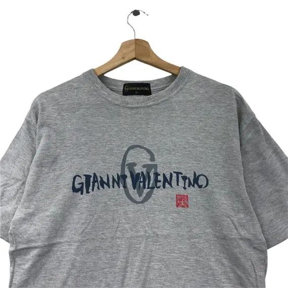 Vintage Vtg GIANNI VALENTINO GV Logo Italia Designer Tee Shirt Size US M / EU 48-50 / 2 - 3 Thumbnail