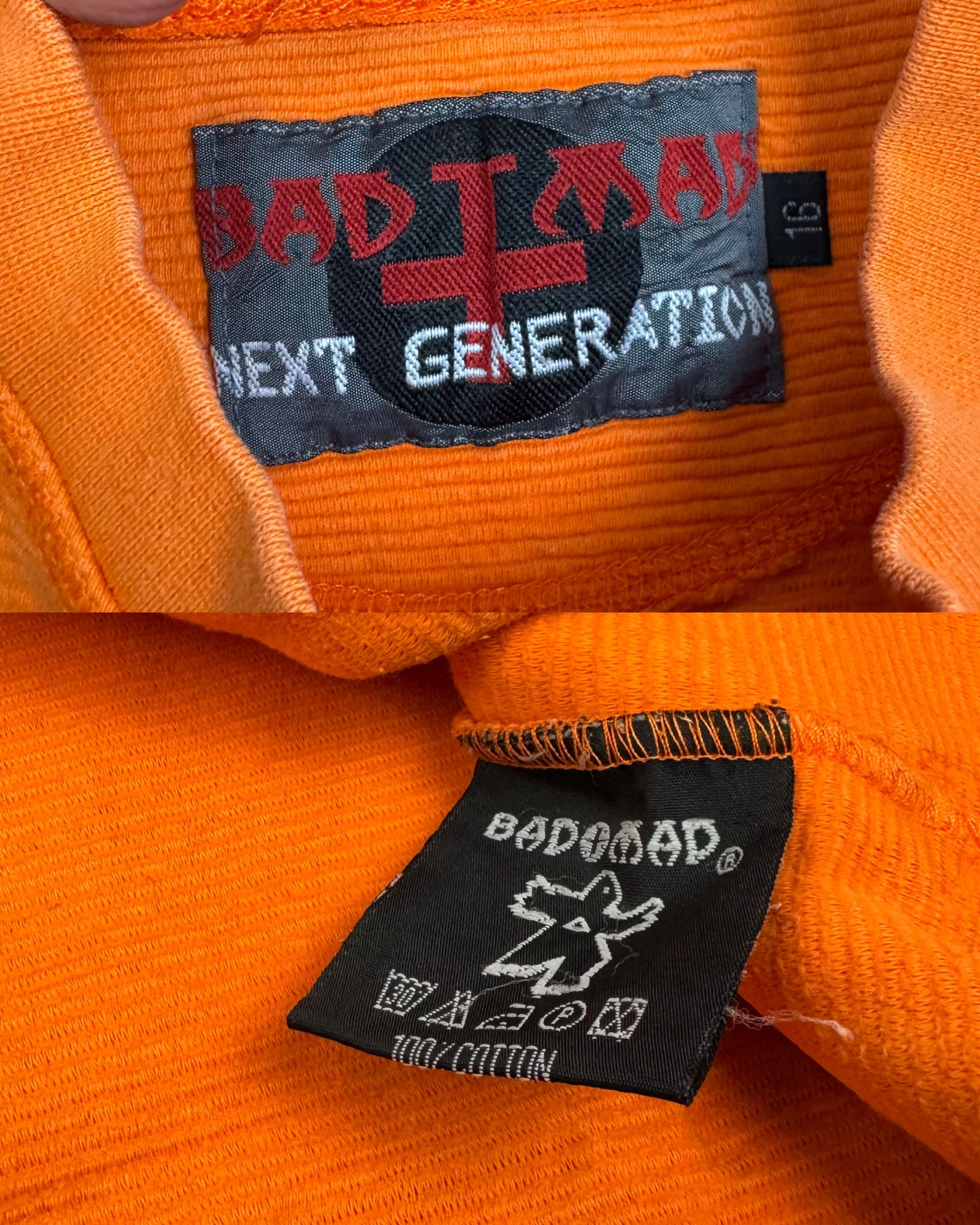 Vintage Bad+Mad Next Generation Undaground Gangstas Sweatshirt Size US S / EU 44-46 / 1 - 3 Thumbnail
