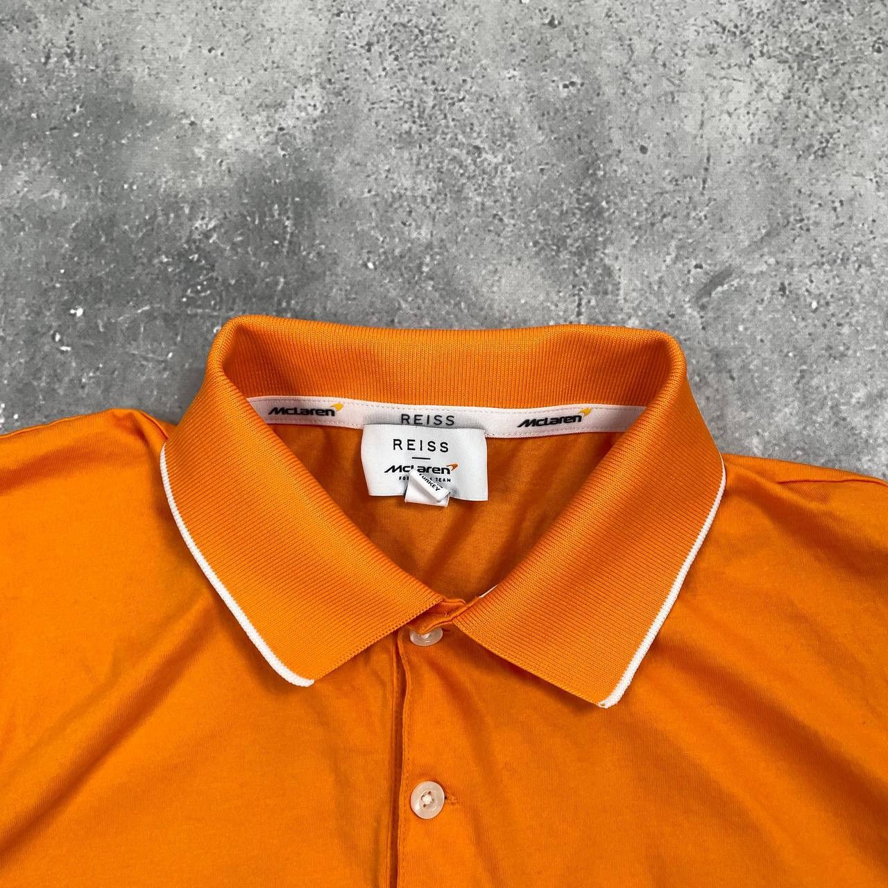 Reiss REISS x McLaren F1 Crypto Polo Shirt Orange Size L Size US L / EU 52-54 / 3 - 7 Thumbnail