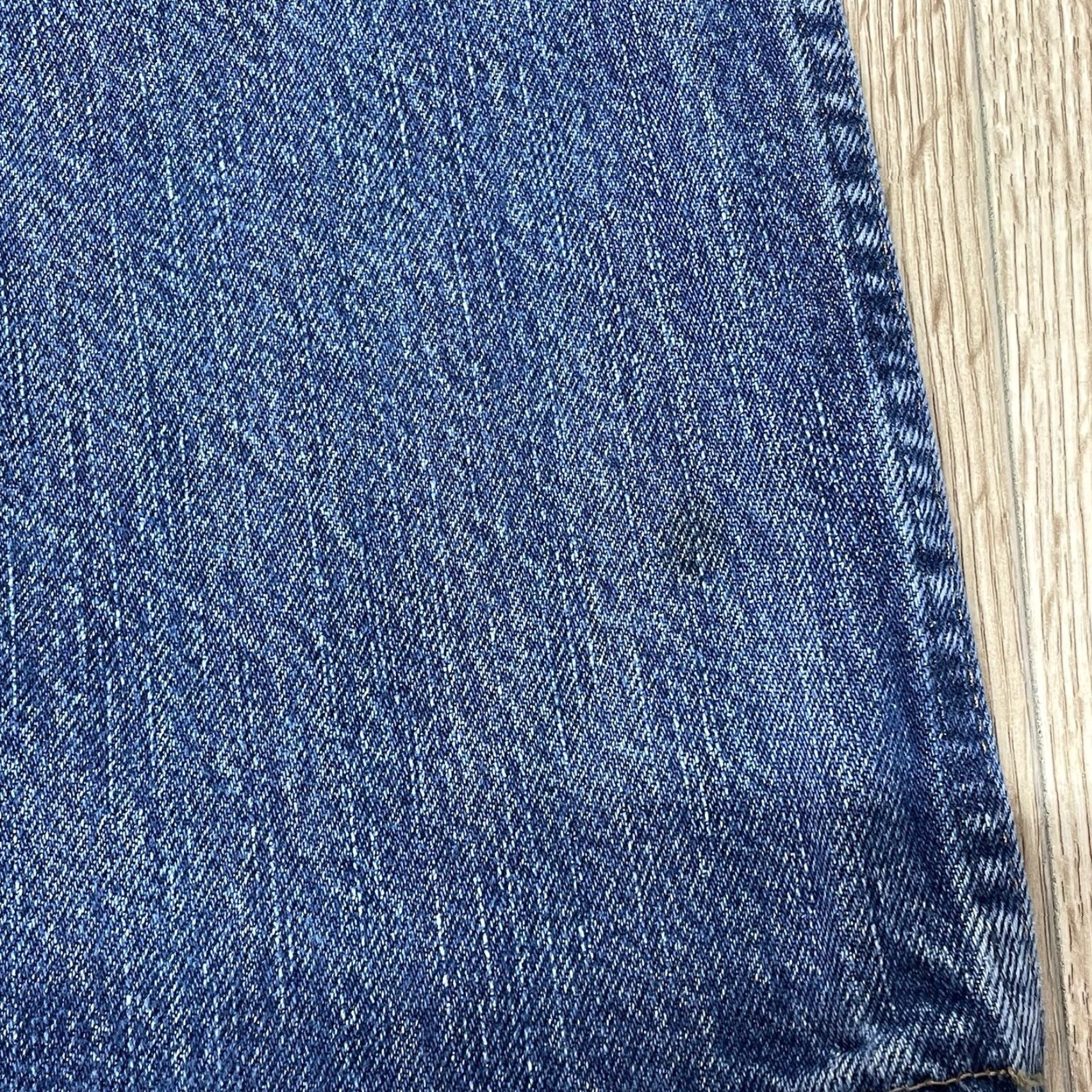 Wrangler VINTAGE Wrangler Jeans Men 30x32 Denim Pants Western Cowboy Work Blue Straight Denim Size US 30 / EU 46 - 3 Thumbnail