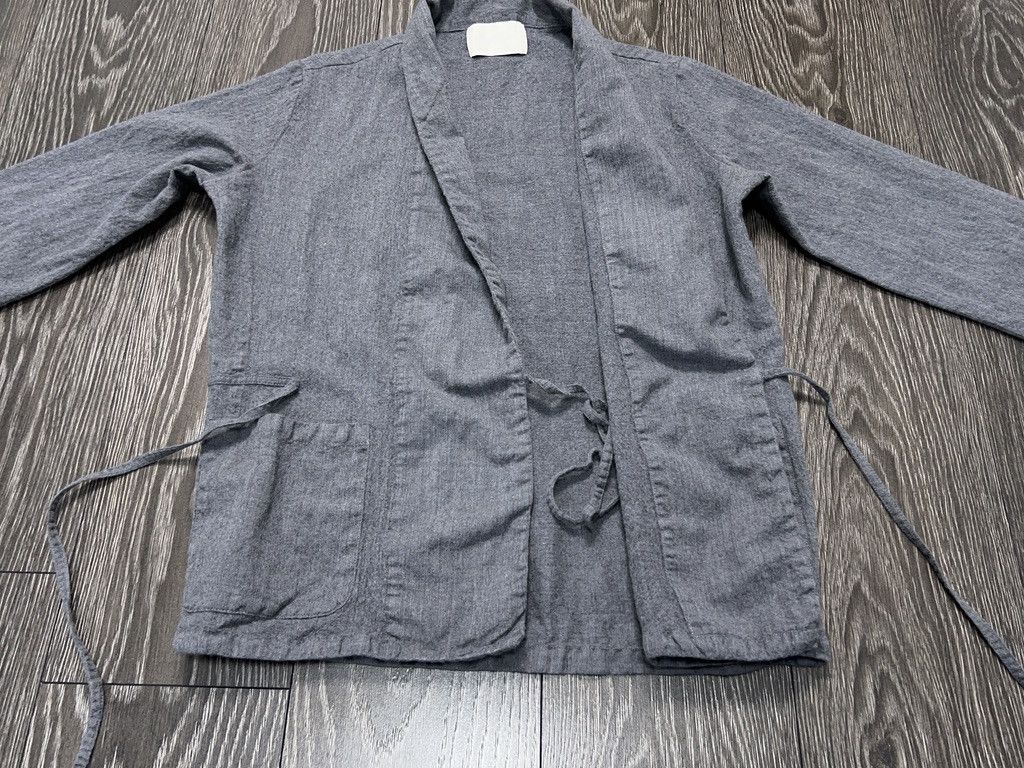 Sangiev Kimono Style Set of 2 Shirt Jacket Pants Trousers Wool S Size 36R - 9 Thumbnail
