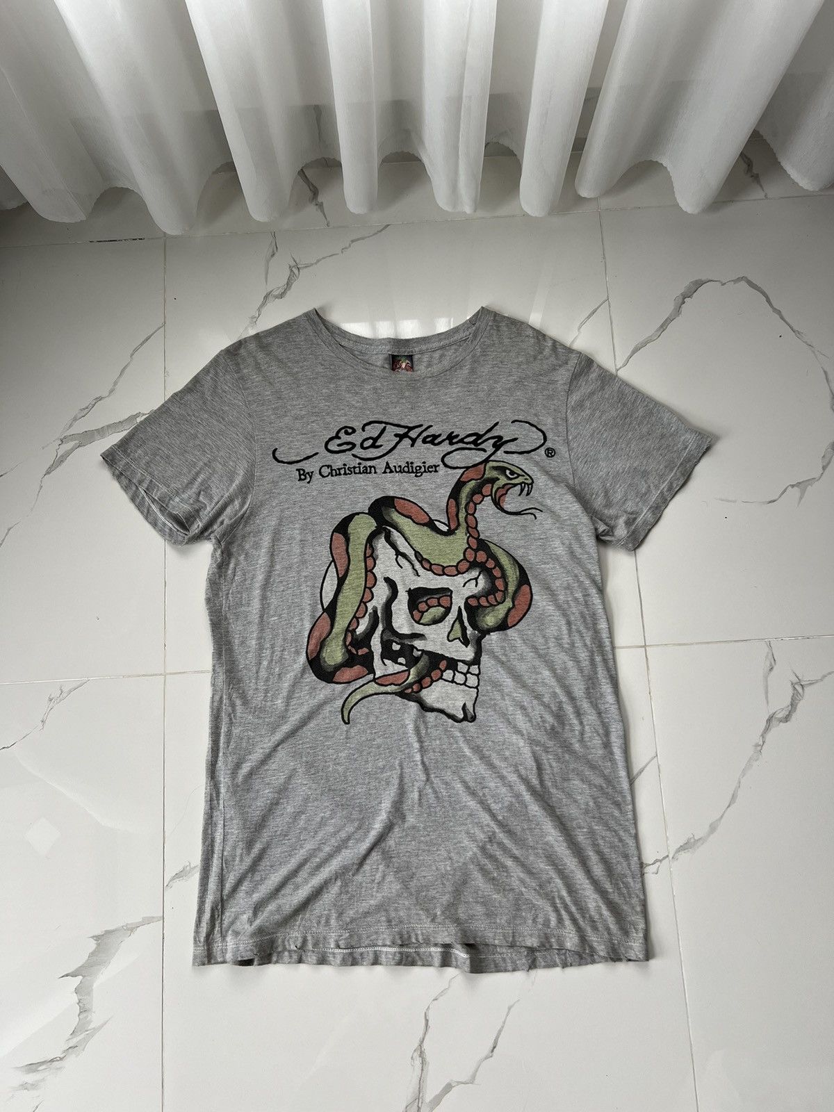 Other 90's ED HARDY 2 SIDES BIG LOGO AVANT-GARDE RARE RETRO TEE Size US XL / EU 56 / 4 - 1 Thumbnail