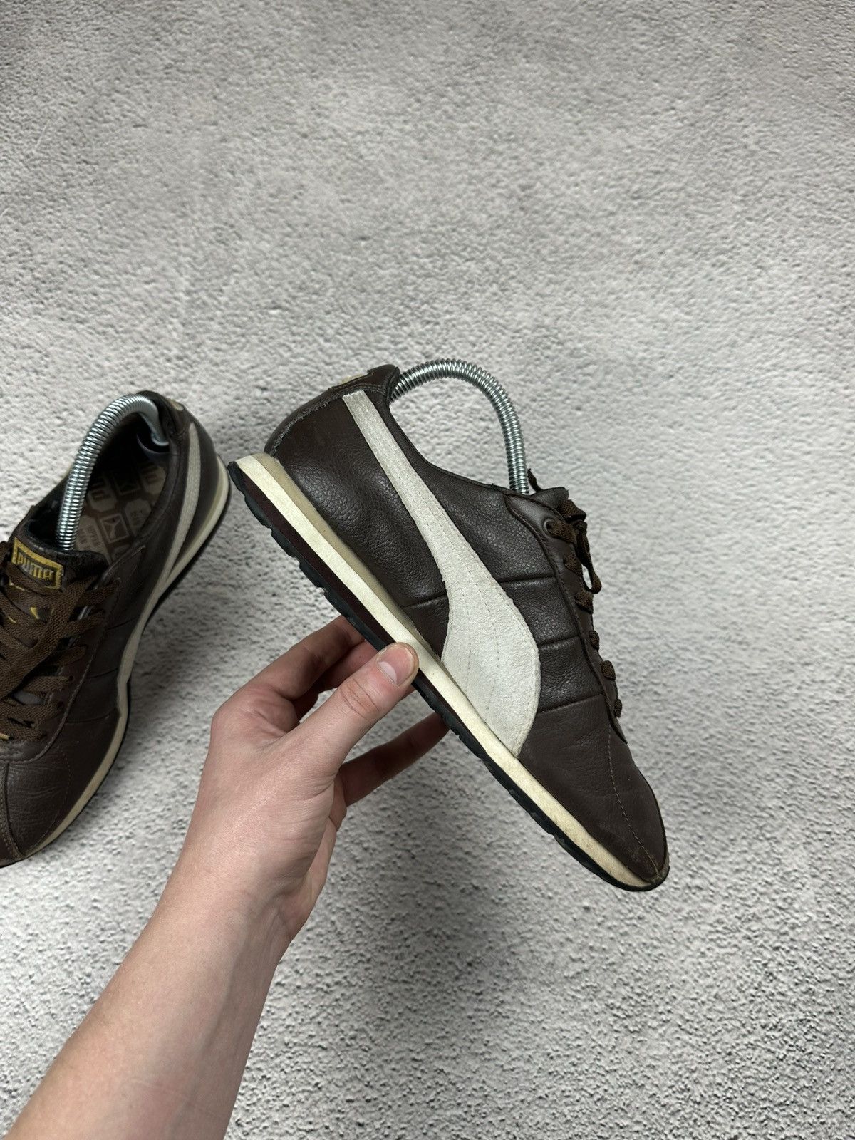 Puma Vintage Puma Speed Cat Leather Sneakers Y2K Hype Style Size US 7 / IT 37 - 8 Thumbnail