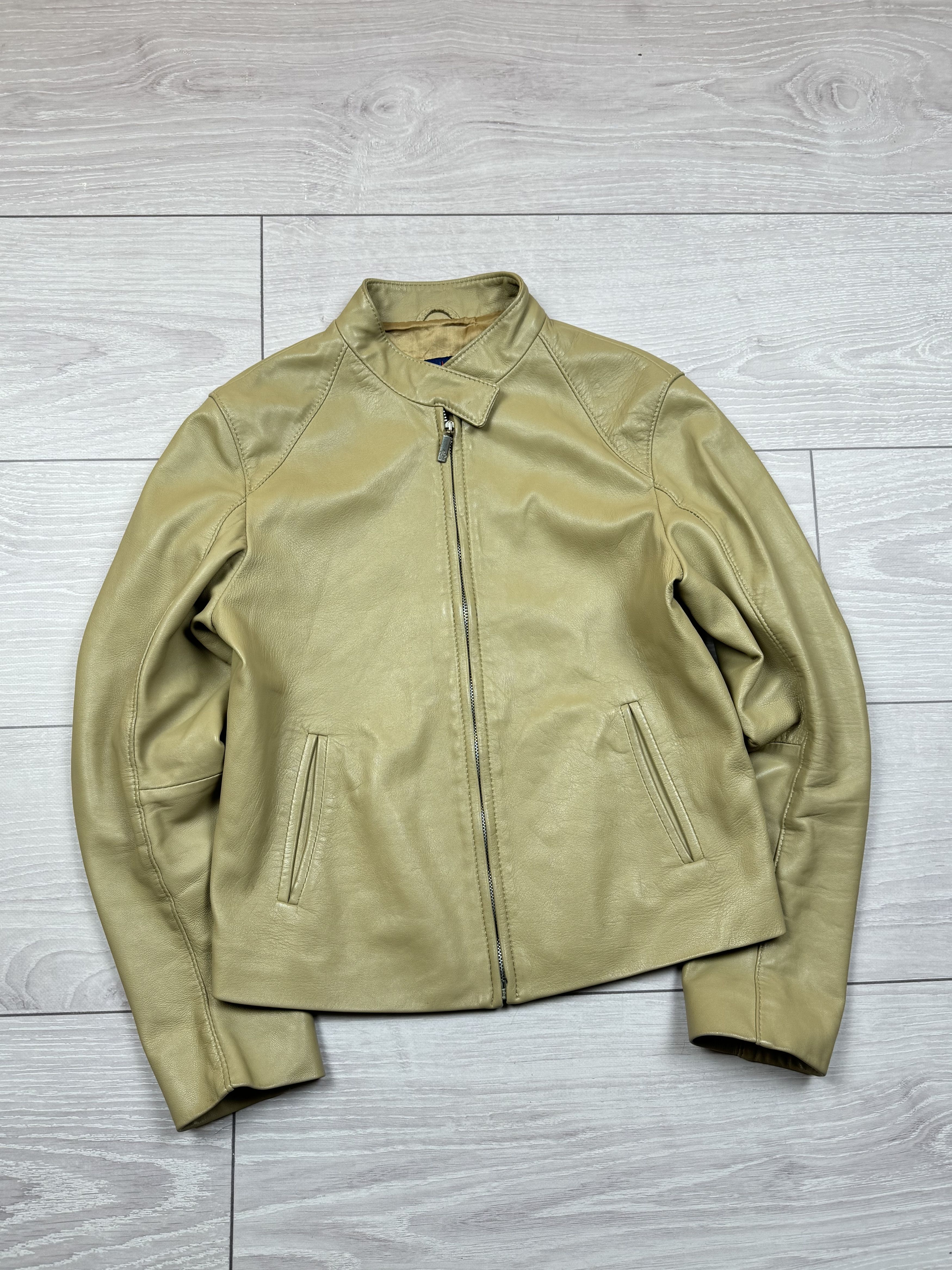 Moncler Moncler Leather woman jacket Size S / US 4 / IT 40 - 1 Thumbnail
