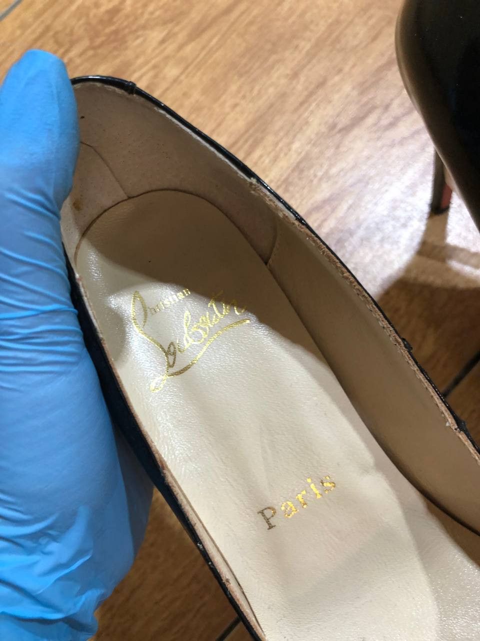 Christian Louboutin Christian Louboutin Women's Shoes Platform Leather heels Size US 7 / IT 37 - 2 Thumbnail