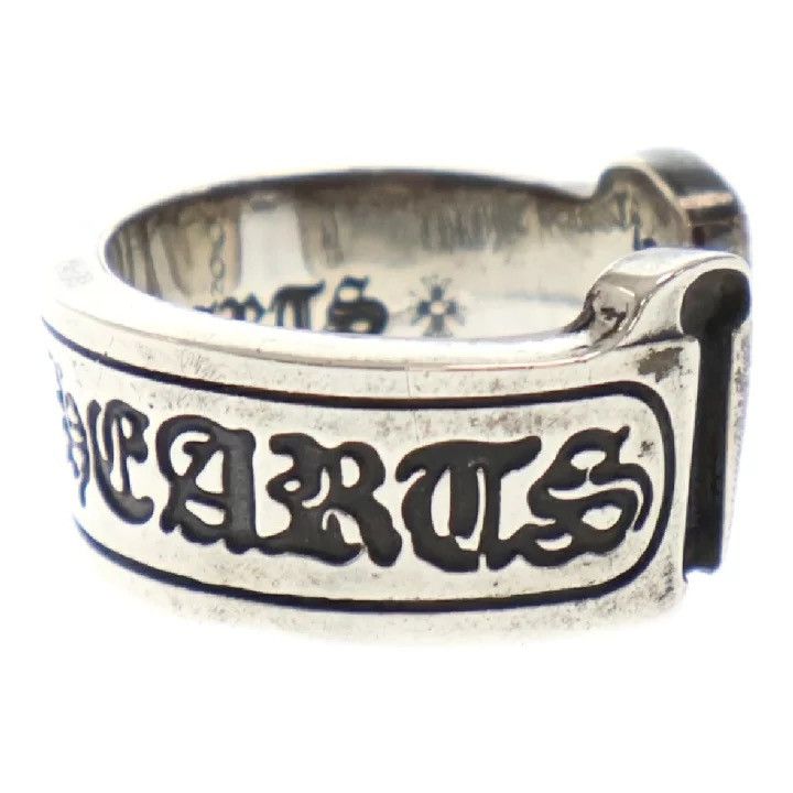 Chrome Hearts CHROME HEARTS LARGE SCROLL LABEL SILVER RING Size ONE SIZE - 4 Thumbnail