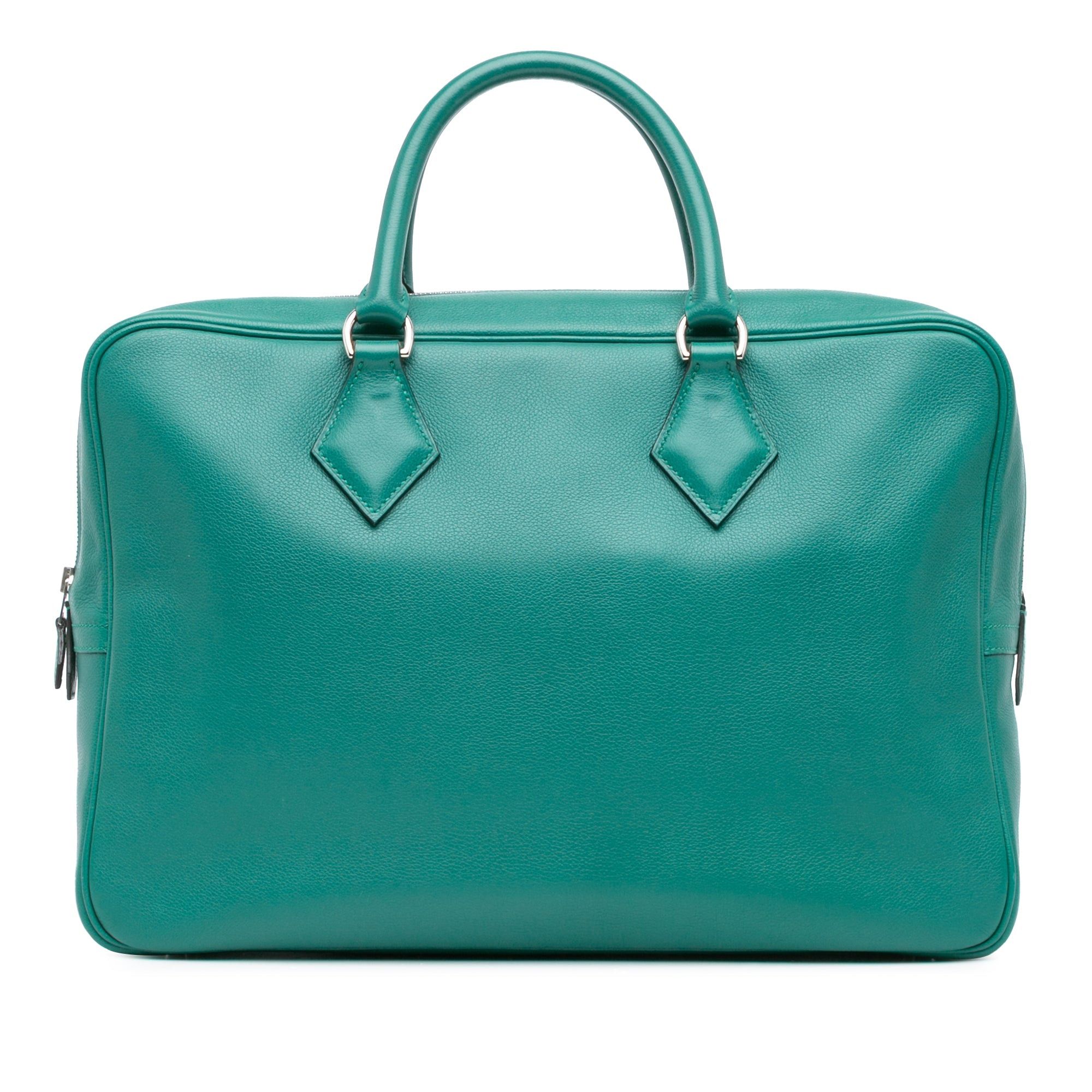 Hermes Hermès Evercolor Plume Fourre Tout 40 Green Size ONE SIZE - 1 Thumbnail