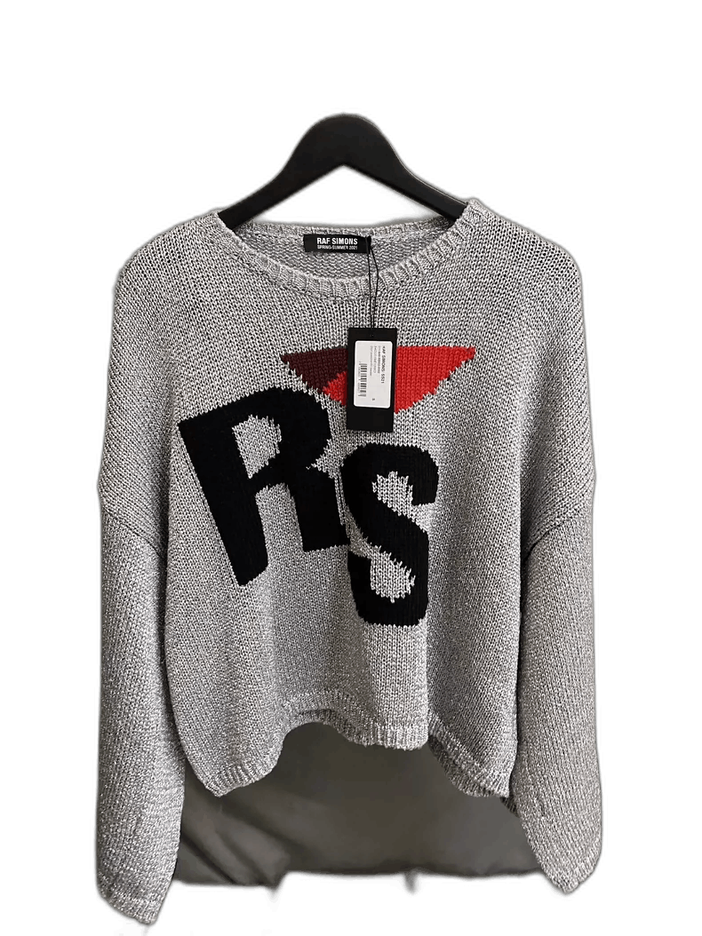 Raf Simons Raf Simons Silver Glitter Sweater with Tags Size US S / EU 44-46 / 1 - 1 Thumbnail