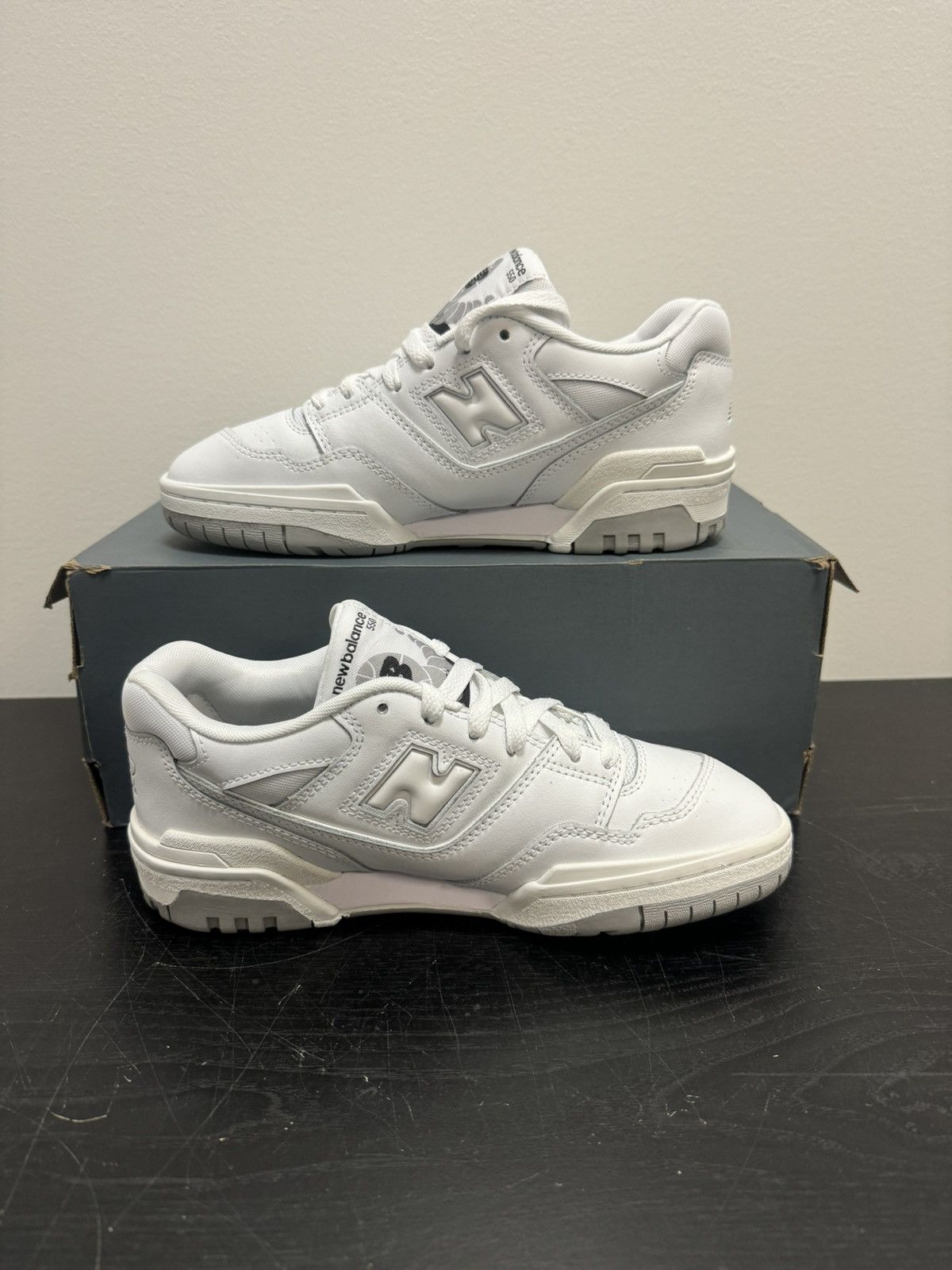 New Balance New balance 550 white grey (gs) Size US 6 / IT 36 - 2 Thumbnail