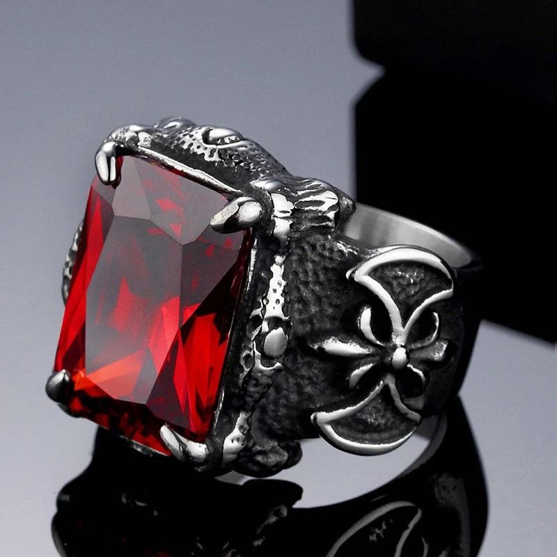 Jewelry Classic Dragon Claw Ring Size ONE SIZE - 1 Thumbnail