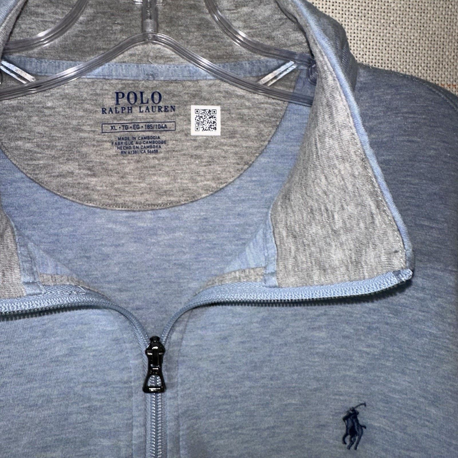 Ralph Lauren POLO RALPH LAUREN PULLOVER QUARTER-ZIP THERMAL SWEATER Size US XL / EU 56 / 4 - 5 Thumbnail