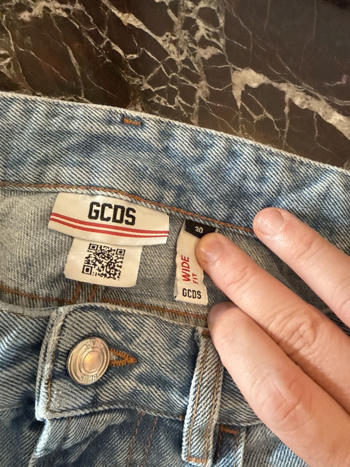 GCDS GCDS Denim w/leg detail Size US 29 - 5 Thumbnail