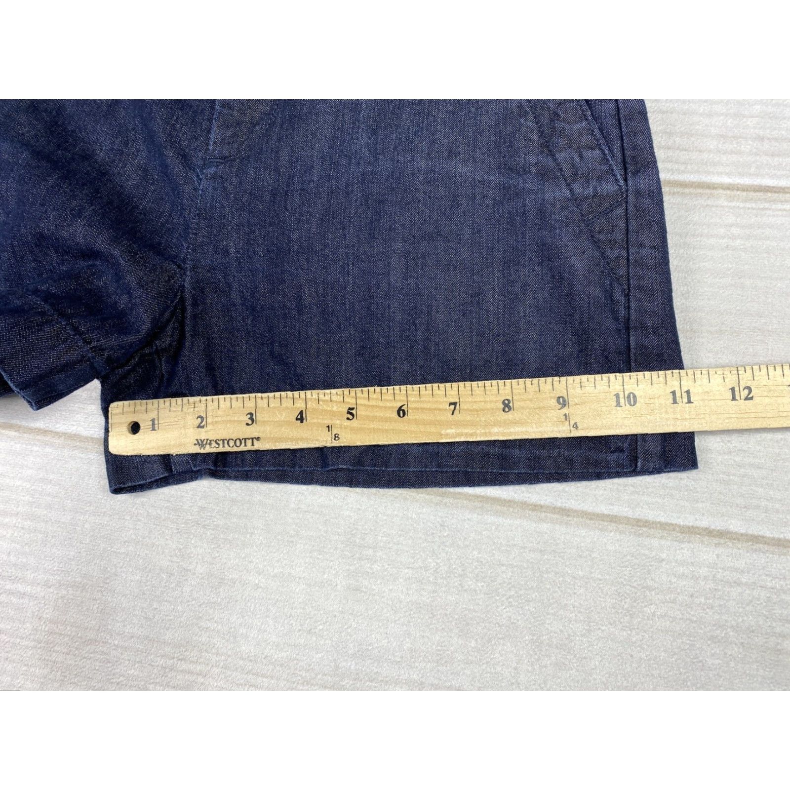 Loft VINTAGE LOFT Shorts Womens 0 Dark Wash Denim City Walking Size 25" / US 0 / IT 36 - 6 Thumbnail