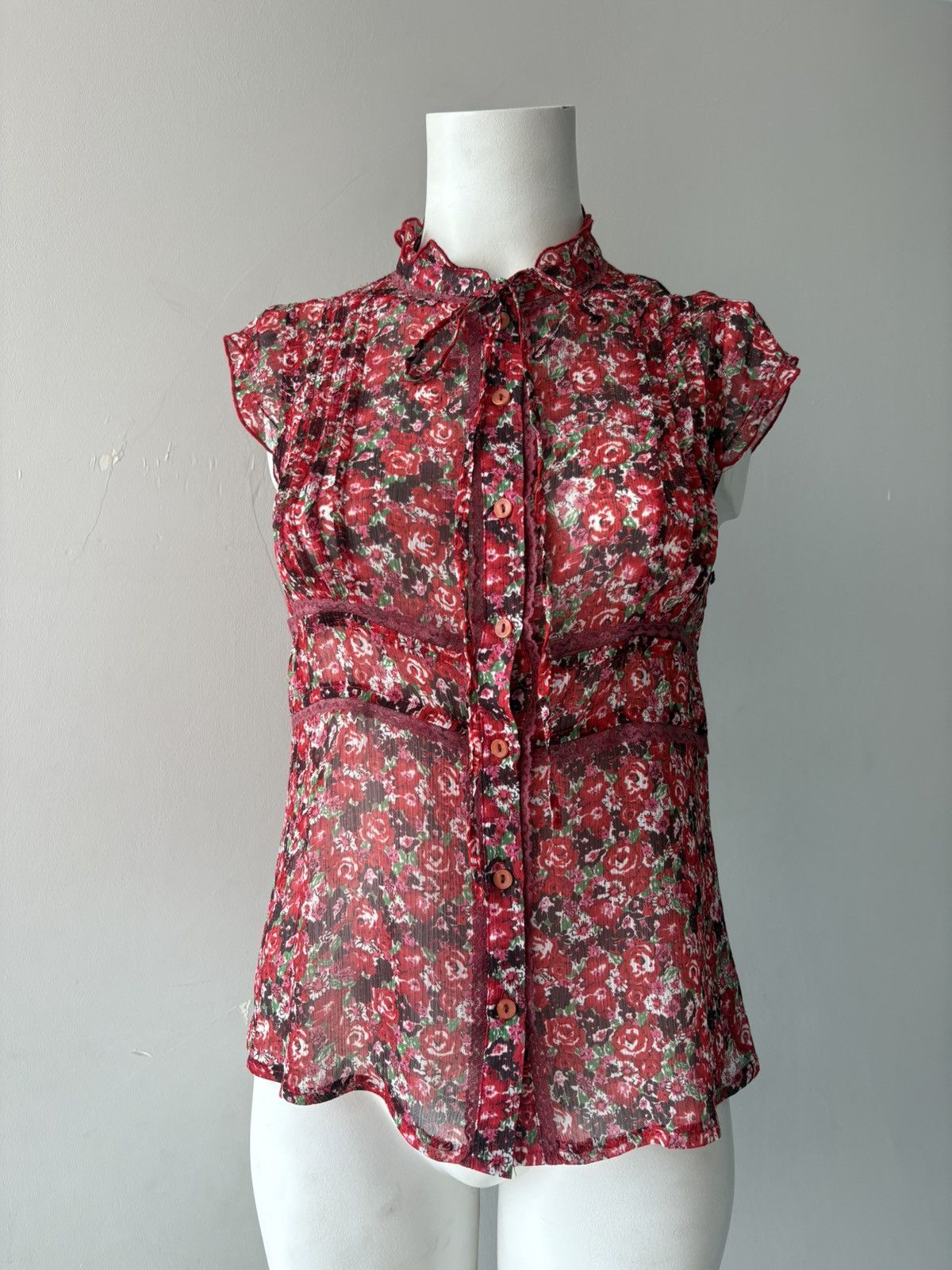 Vintage y2k blouse Size M / US 6-8 / IT 42-44 - 2 Thumbnail