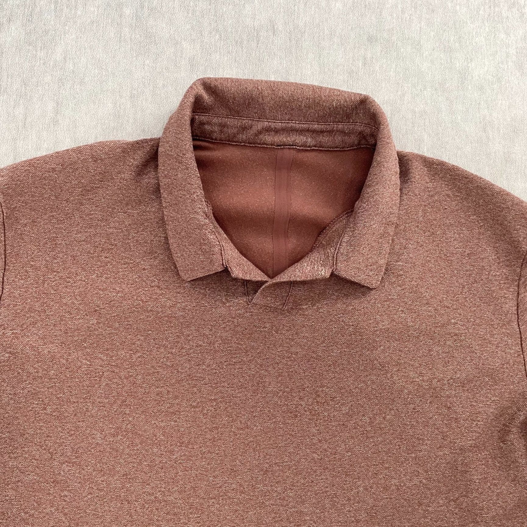 Lululemon VINTAGE Lululemon Polo Shirt Mens Short Sleeve Collared Activewear Casual Travel Red M Size US M / EU 48-50 / 2 - 3 Thumbnail