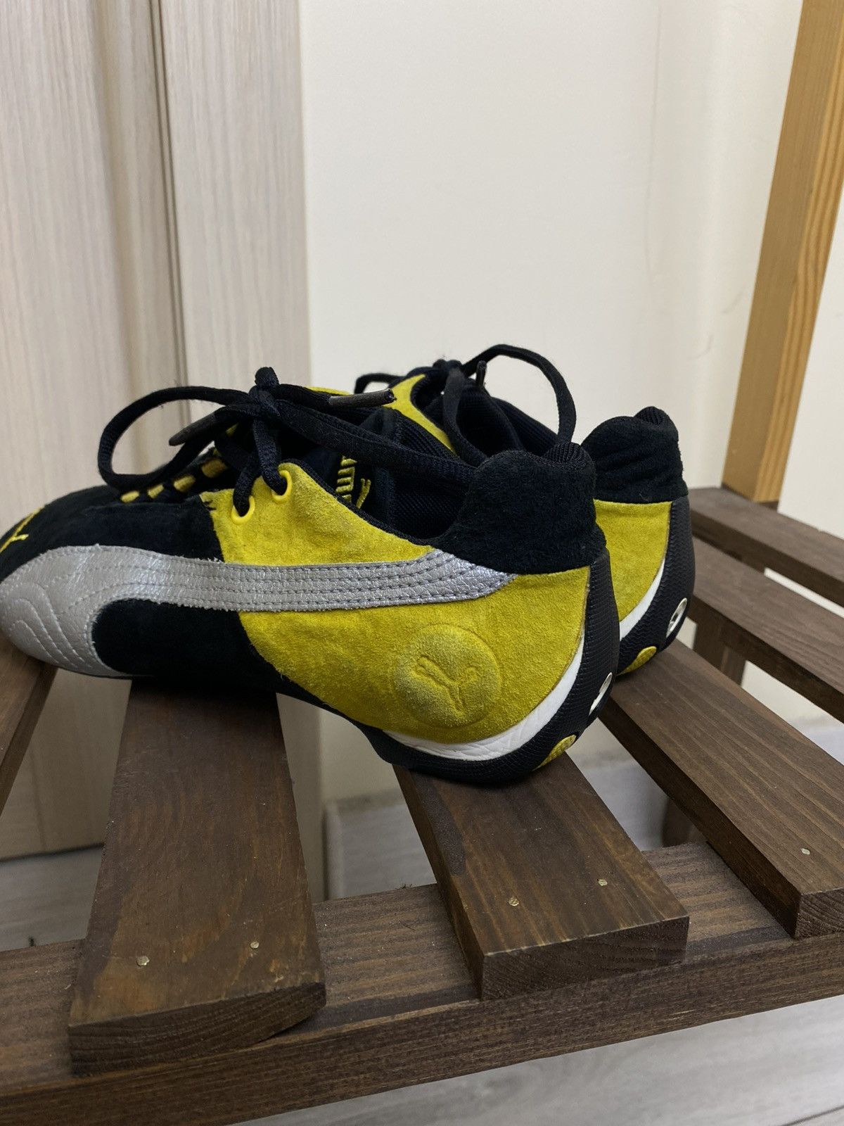 Puma Vintage Puma speed cat black yellow shoes size 39(25 cm) Size US 9 / IT 39 - 5 Thumbnail