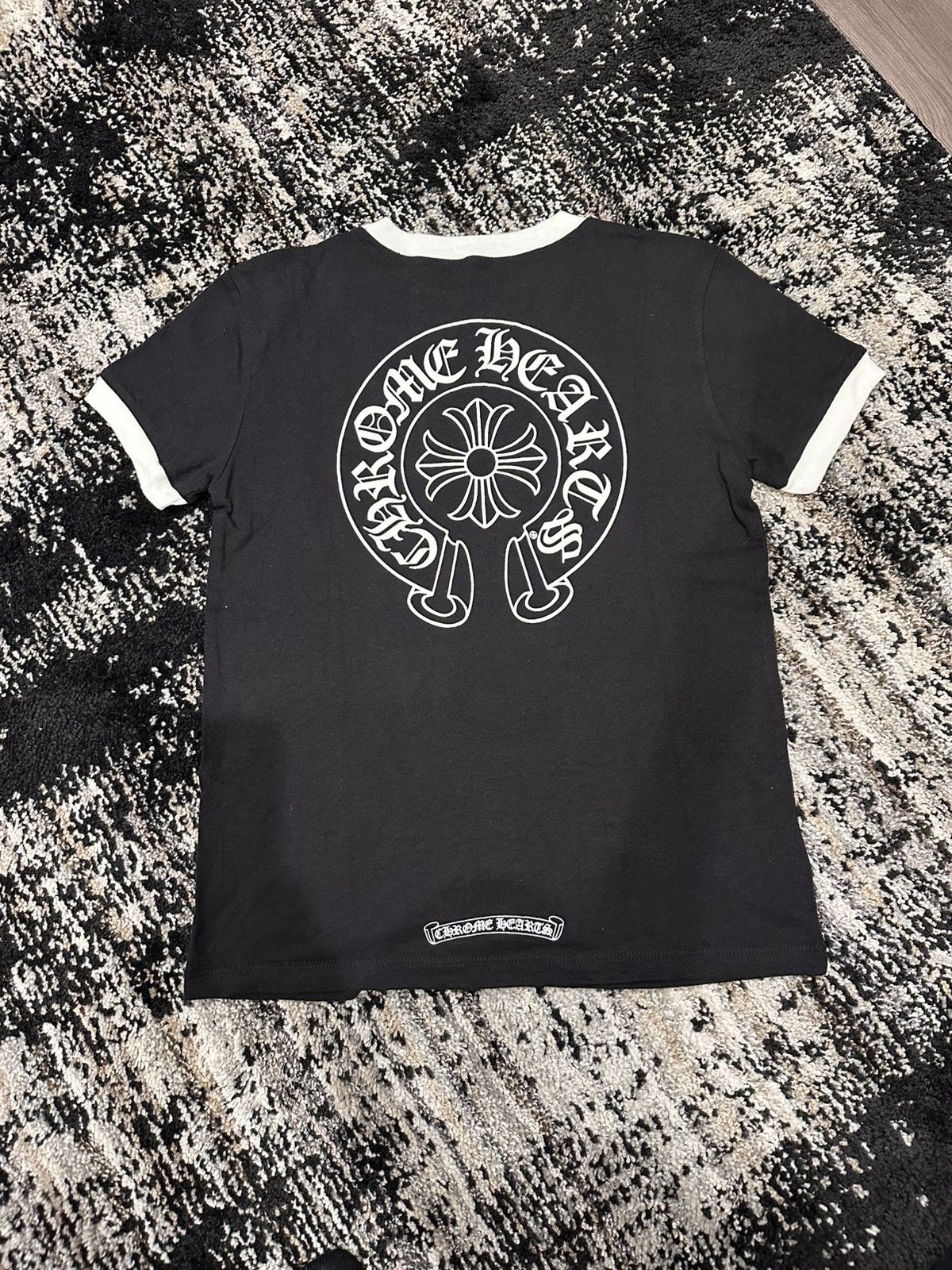 Chrome Hearts roller skate horseshoe chrome hearts tee | Grailed