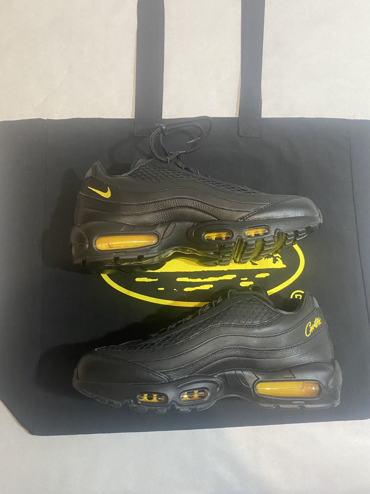 Corteiz Nike Air Max 95 X Corteiz “Honey Black” Size US 10 / EU 43 - 21 Thumbnail