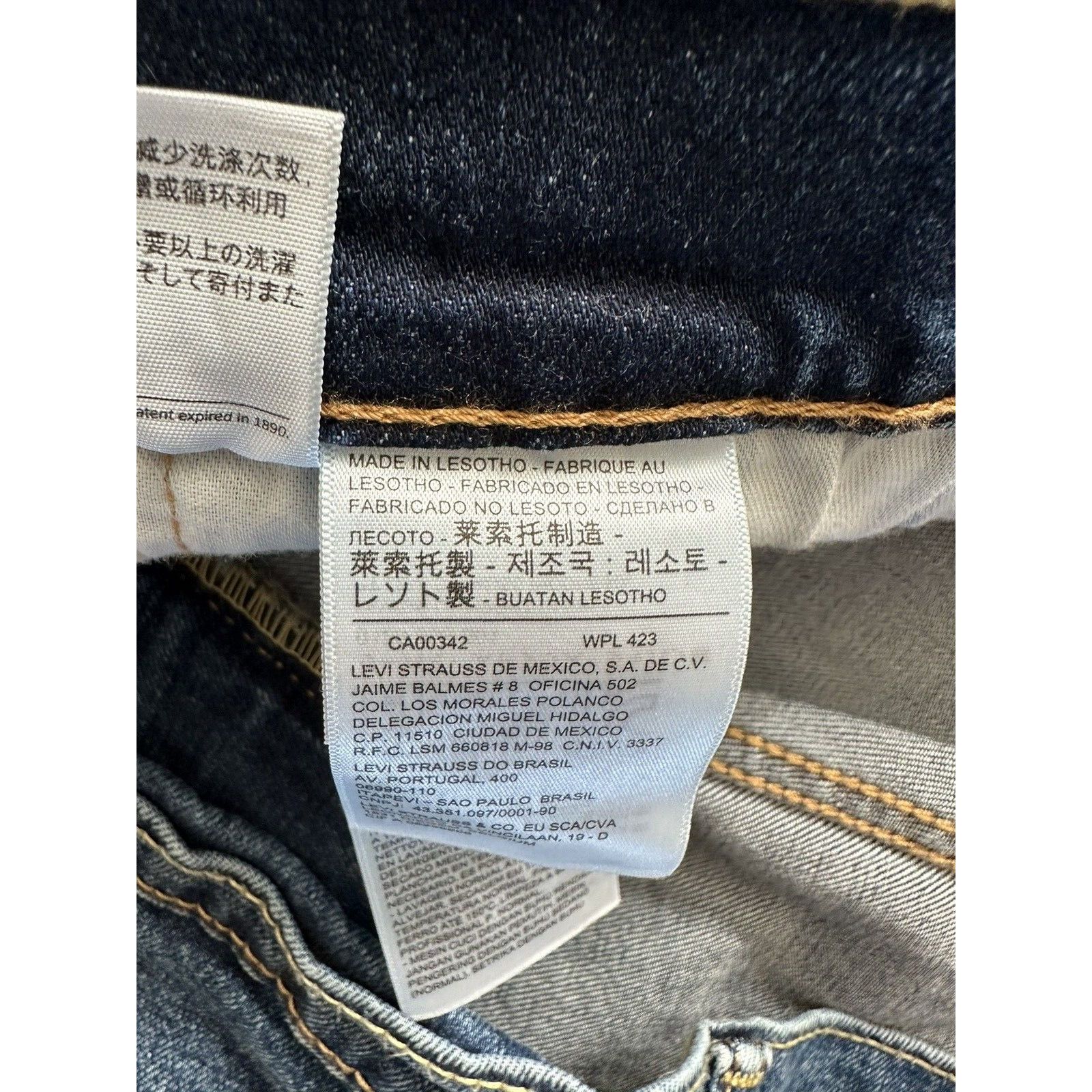 Levi's LEVIS 550 relaxed, 46X29 Dark Blue Wash, Cotton Blend 2017 Size US 44 / EU 60 - 13 Thumbnail