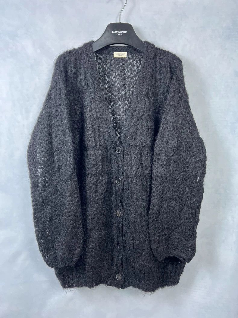 Yves Saint Laurent Saint Laurent13fw first year Darth Vader feather sweater ca Size US S / EU 44-46 / 1 - 1 Thumbnail