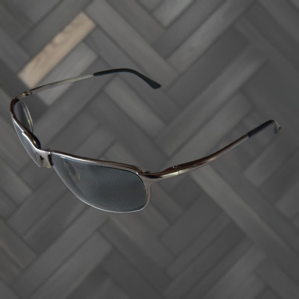 Vintage VINTAGE REVO Sunglasses Frame Only Men Silver Prescription 54x16 125 3053 096/J2 Size ONE SIZE - 1 Thumbnail