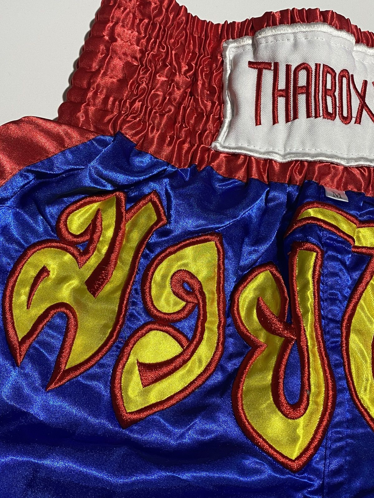 Japanese Brand × Vintage Vintage Muay Thai Boxing Shorts Size US 32 / EU 48 - 7 Thumbnail