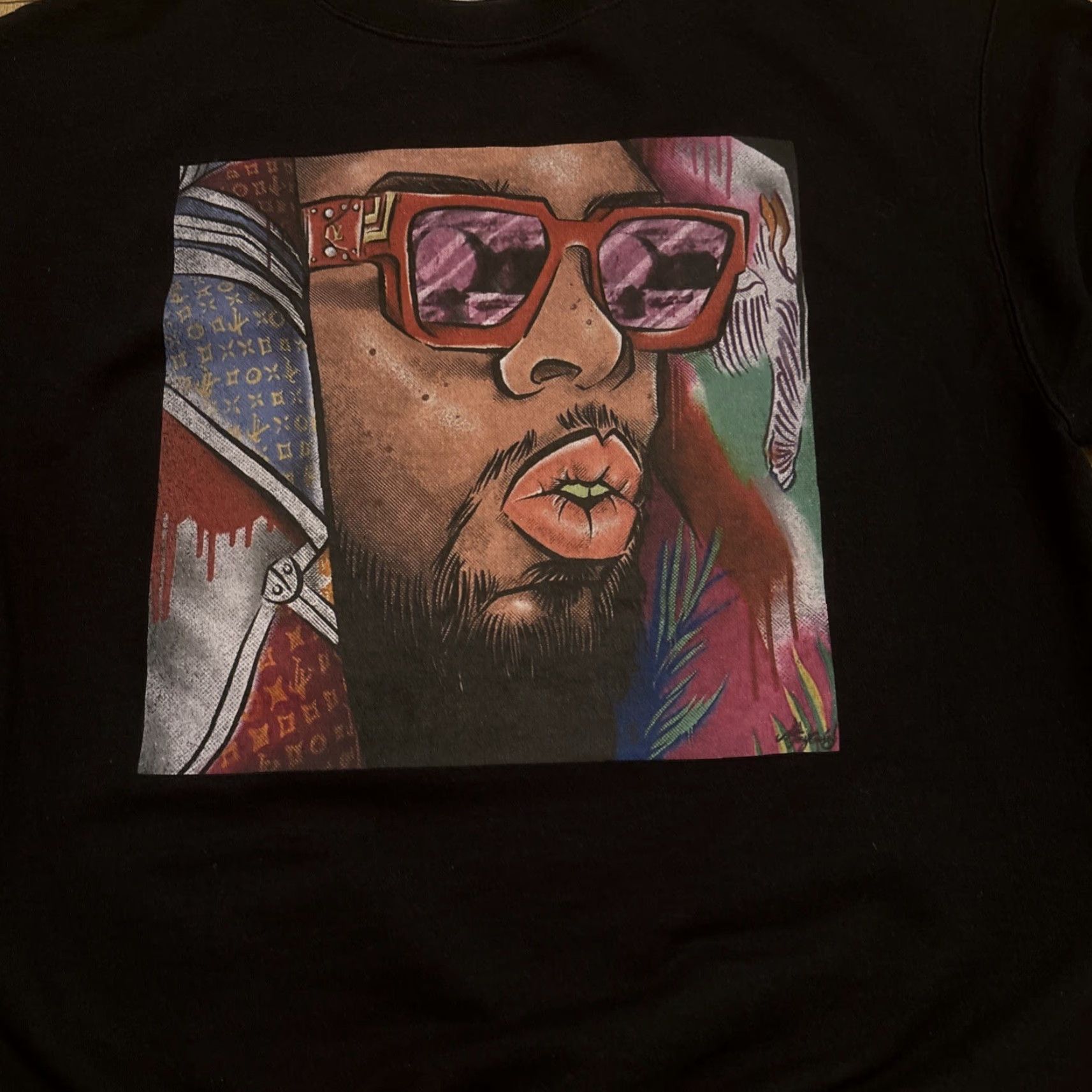 Champion Rapper Westside Gunn FIAAG Sweater Black Size L Hip Hop Streetwear Black EUC Size US L / EU 52-54 / 3 - 2 Thumbnail