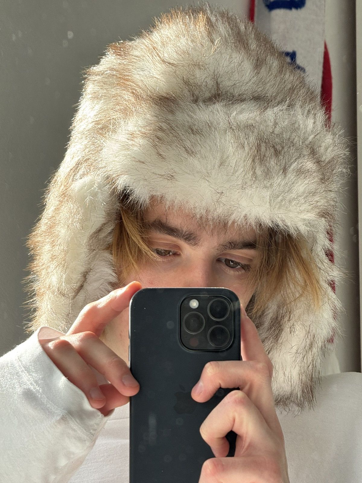 Japanese Brand Vintage fuzzy mohair japanese ushanka hat avant garde Size ONE SIZE - 9 Thumbnail