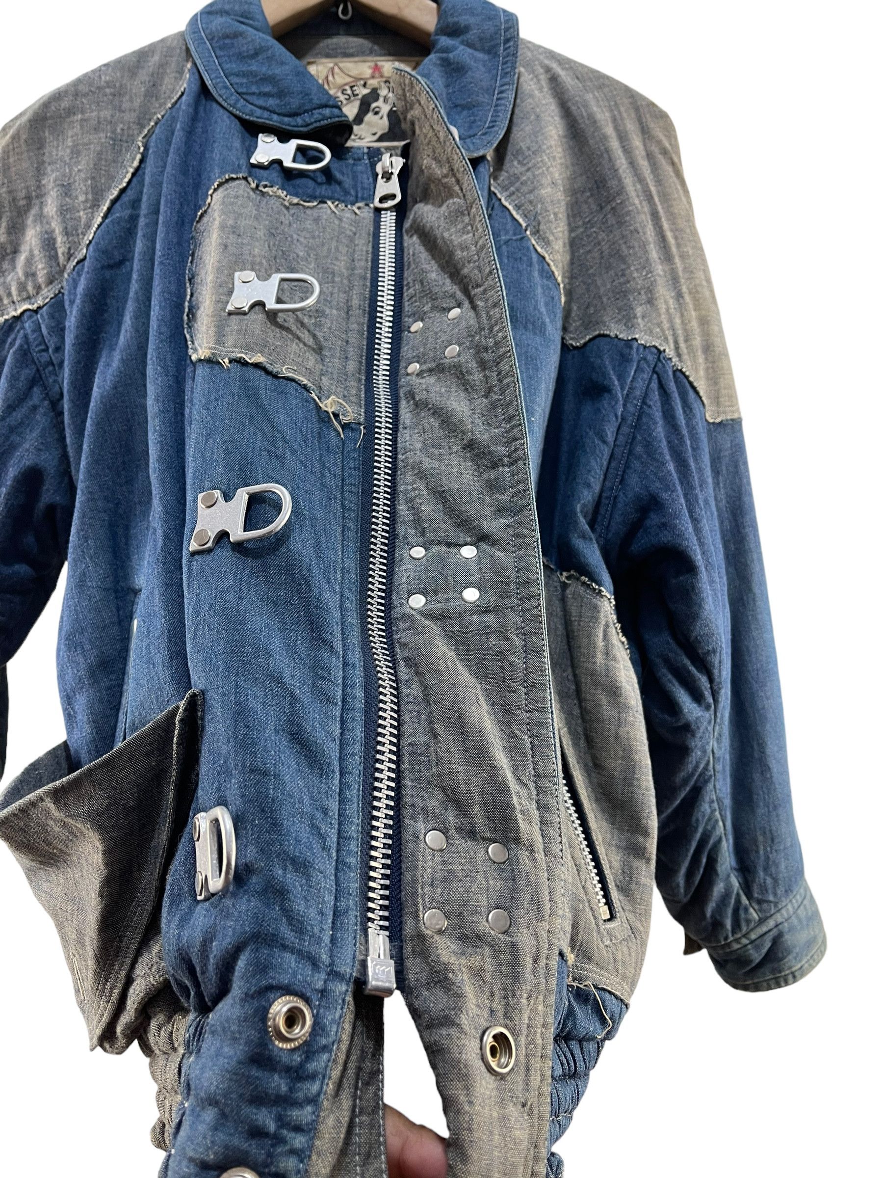 Issey Miyake Vintage Issey Sport Patchwork Fireman Jacket Size M / US 6-8 / IT 42-44 - 9 Thumbnail