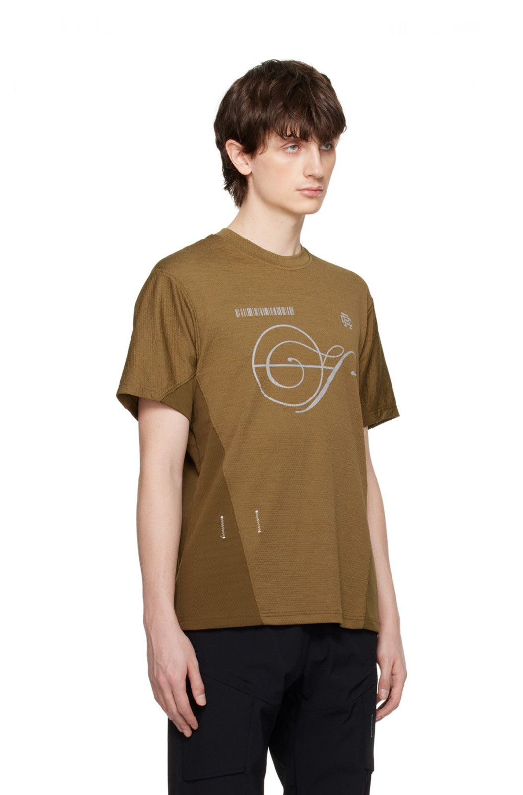 Reigning Champ REIGNING CHAMP Khaki Jide Osifeso Edition T-Shirt Size US S / EU 44-46 / 1 - 2 Thumbnail