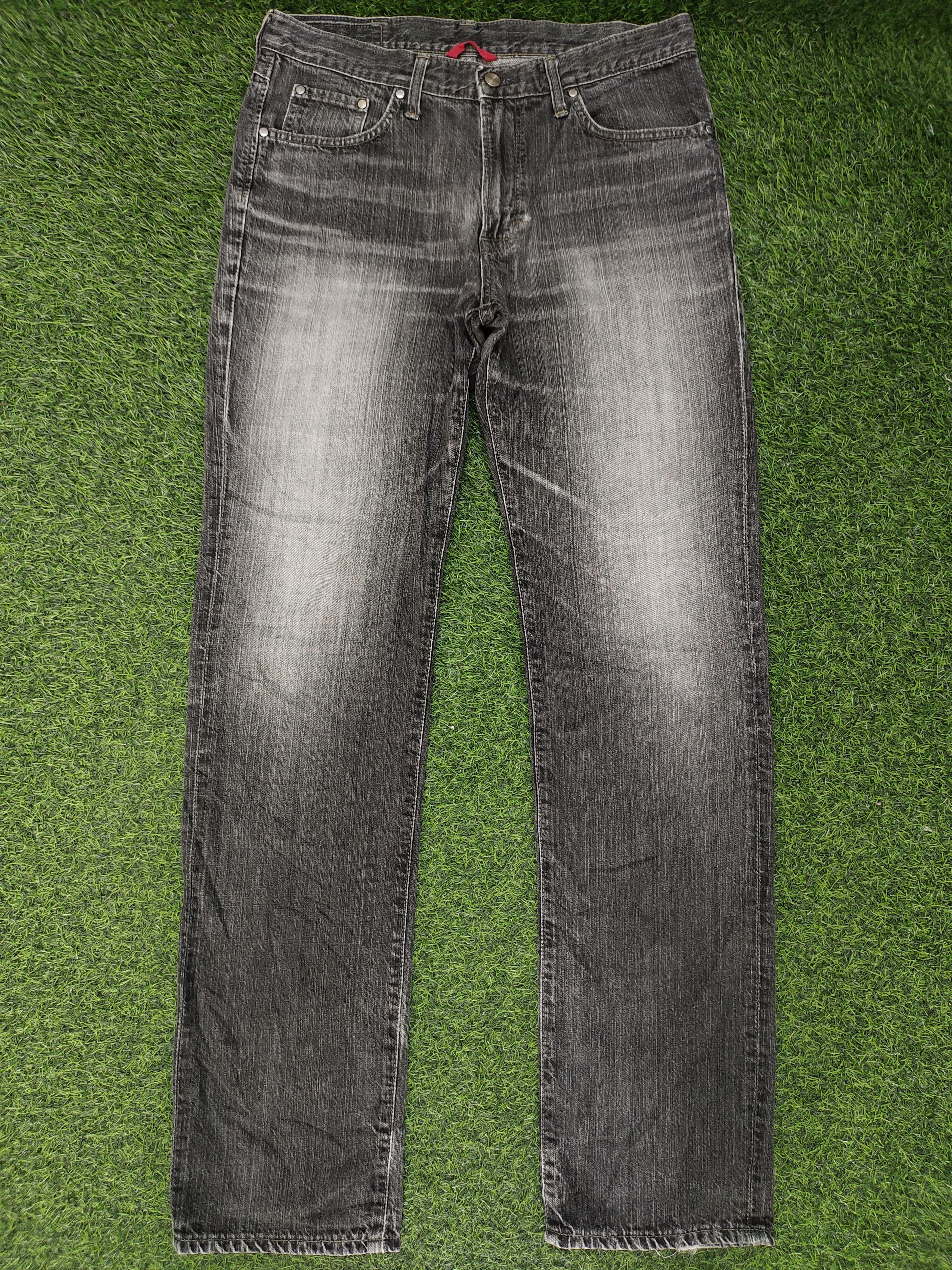 Hysteric Glamour Vintage Edwin Japan W-Swell Stitched Clawmark Faded Jeans Size US 33 - 1 Thumbnail