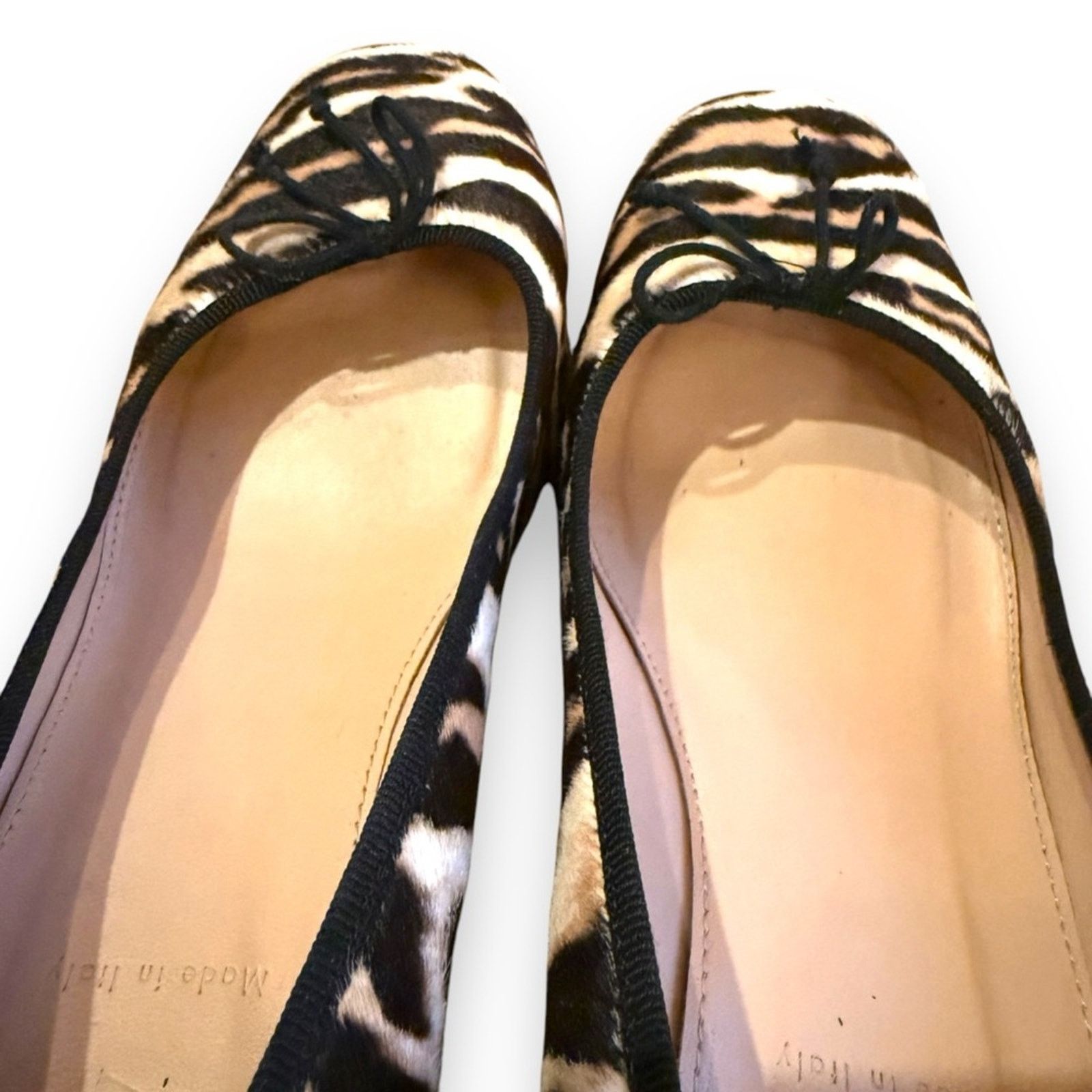 J.Crew J. Crew Sophia Calf Hair Cheetah Print Block Closed Toe Heel Size US 9 / IT 39 - 9 Thumbnail