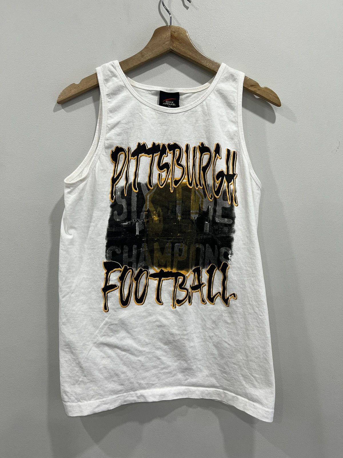 Vintage Vintage Pittsburgh Steelers Tank Top Shirt nfl champions Size US M / EU 48-50 / 2 - 1 Thumbnail