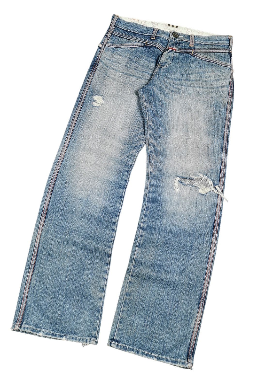 Japanese Brand Japanese Brands Cocolulu Distressed Denim Jeans 🔹A396 Size US 33 - 2 Thumbnail