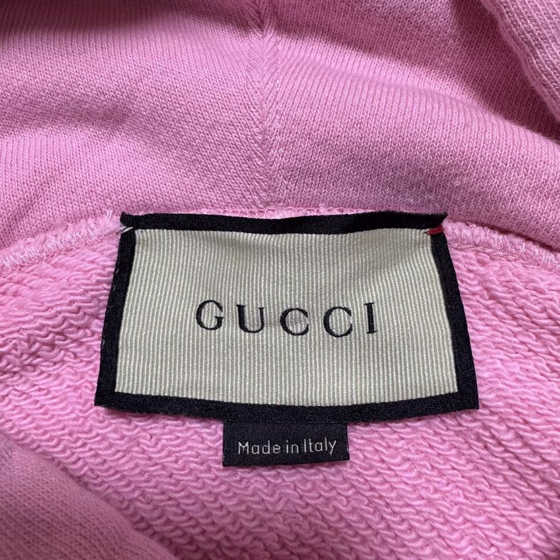 Gucci GucciPink letter cute pattern hooded long-sleeved pullover Size XS / US 0-2 / IT 36-38 - 5 Thumbnail