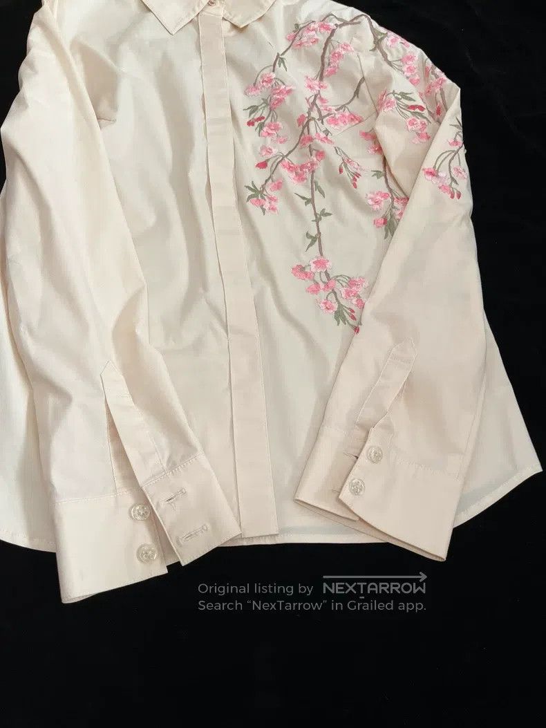 Other Vivienne Tam Floral embroidered shirt Size US XS / EU 42 / 0 - 2 Thumbnail